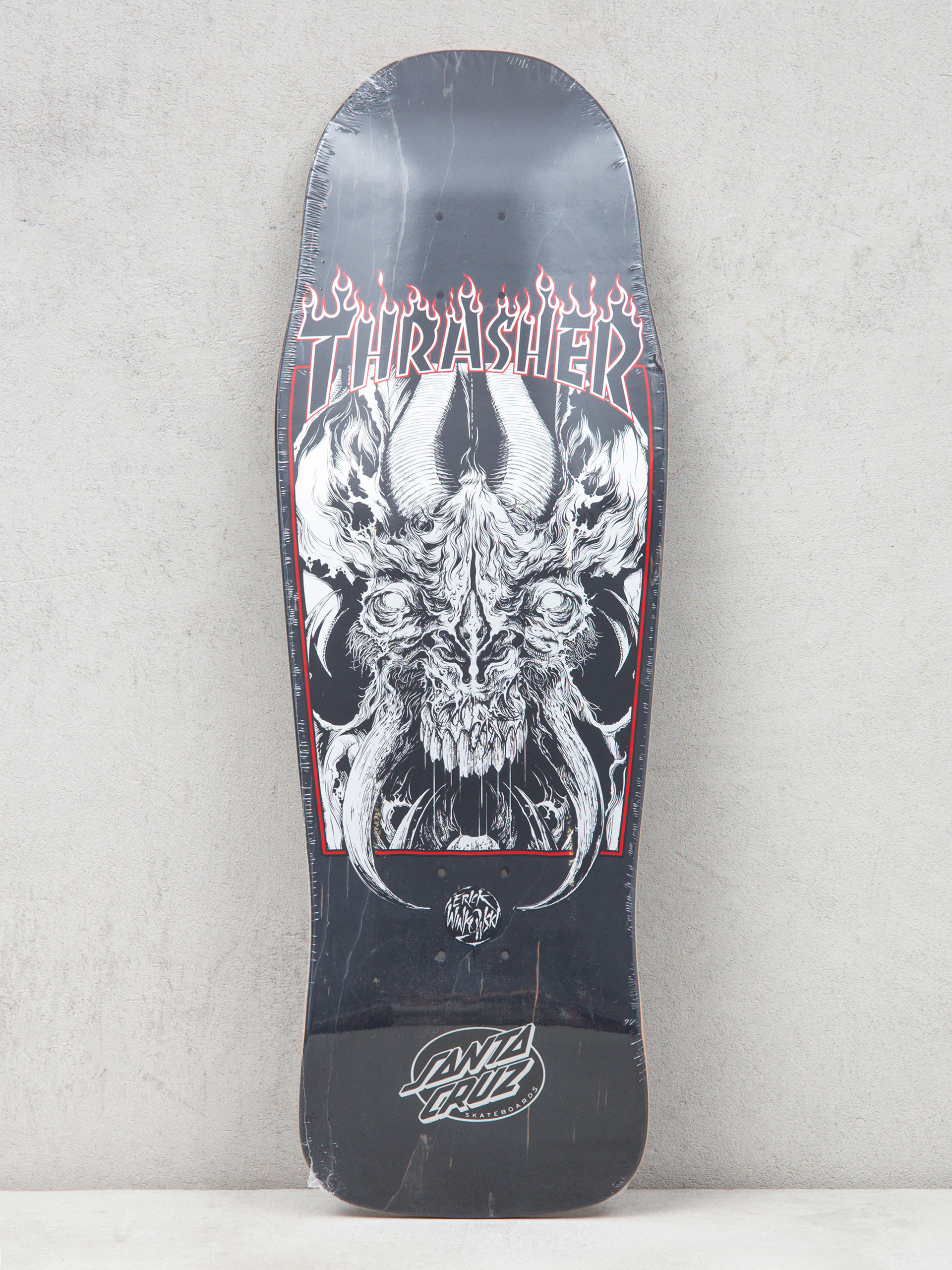 Santa Cruz X Thrasher Winkowski Primeval Shaped Deck (black)