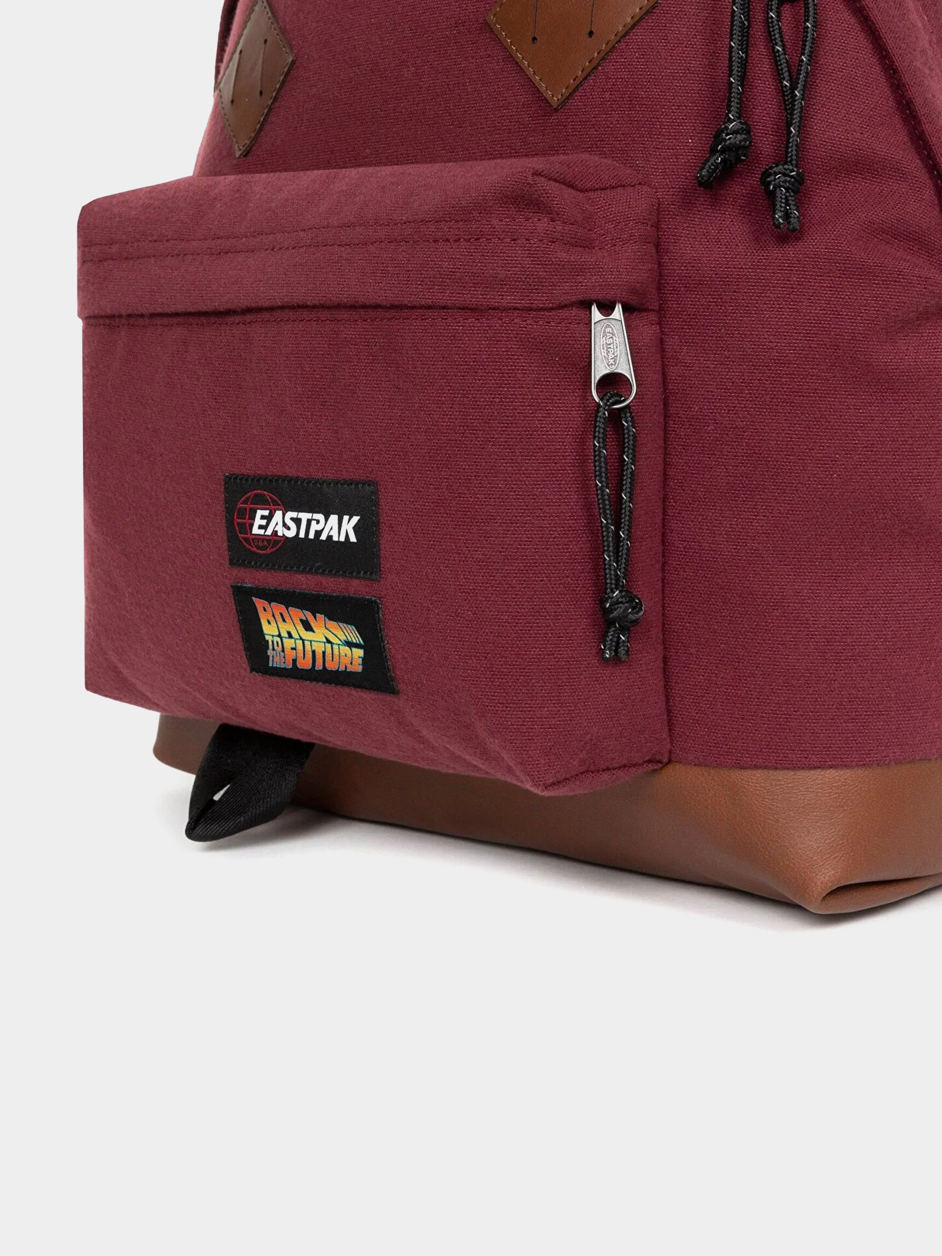 Eastpak X Back To The Future Padded Mcfly Backpack (bttf burgundy)