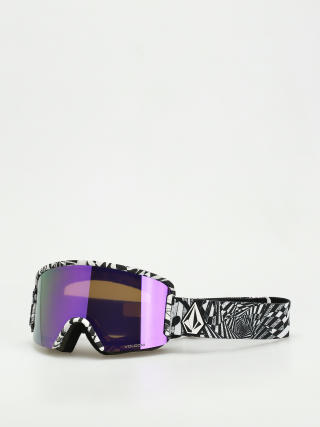 Volcom Garden Snowboardbrille (op art/purple chrome+bl yellow)