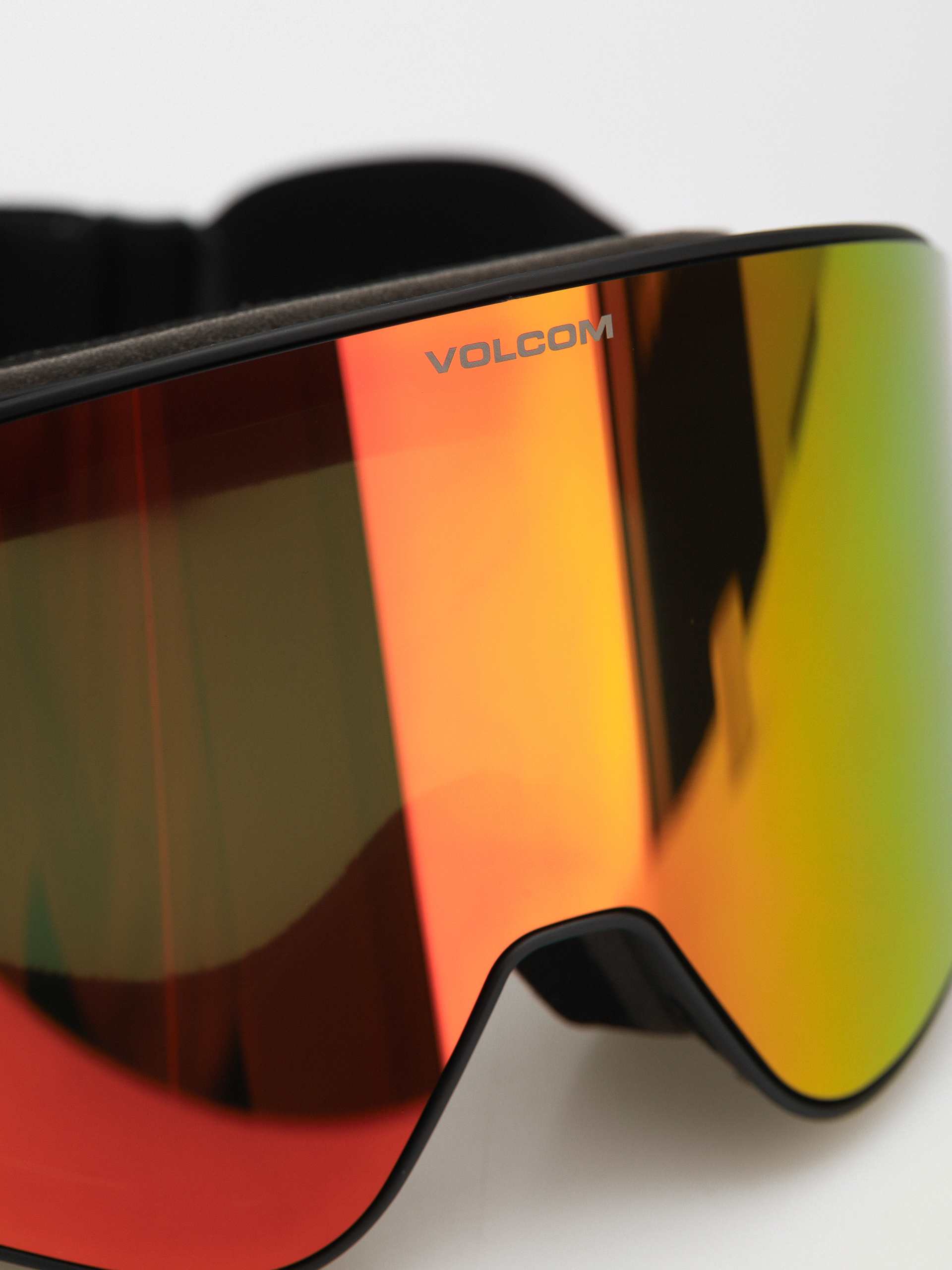 Volcom Odyssey Snowboardbrille (matte black/red chrome+bl yellow)