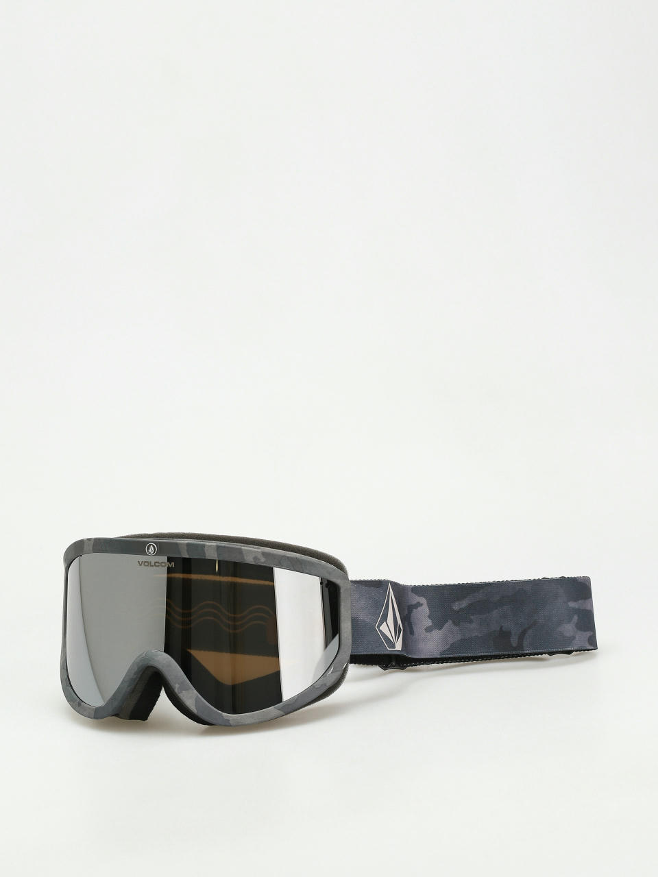 Volcom Footprints Goggles (cloudwash camo/silver chrome+bl yellow)