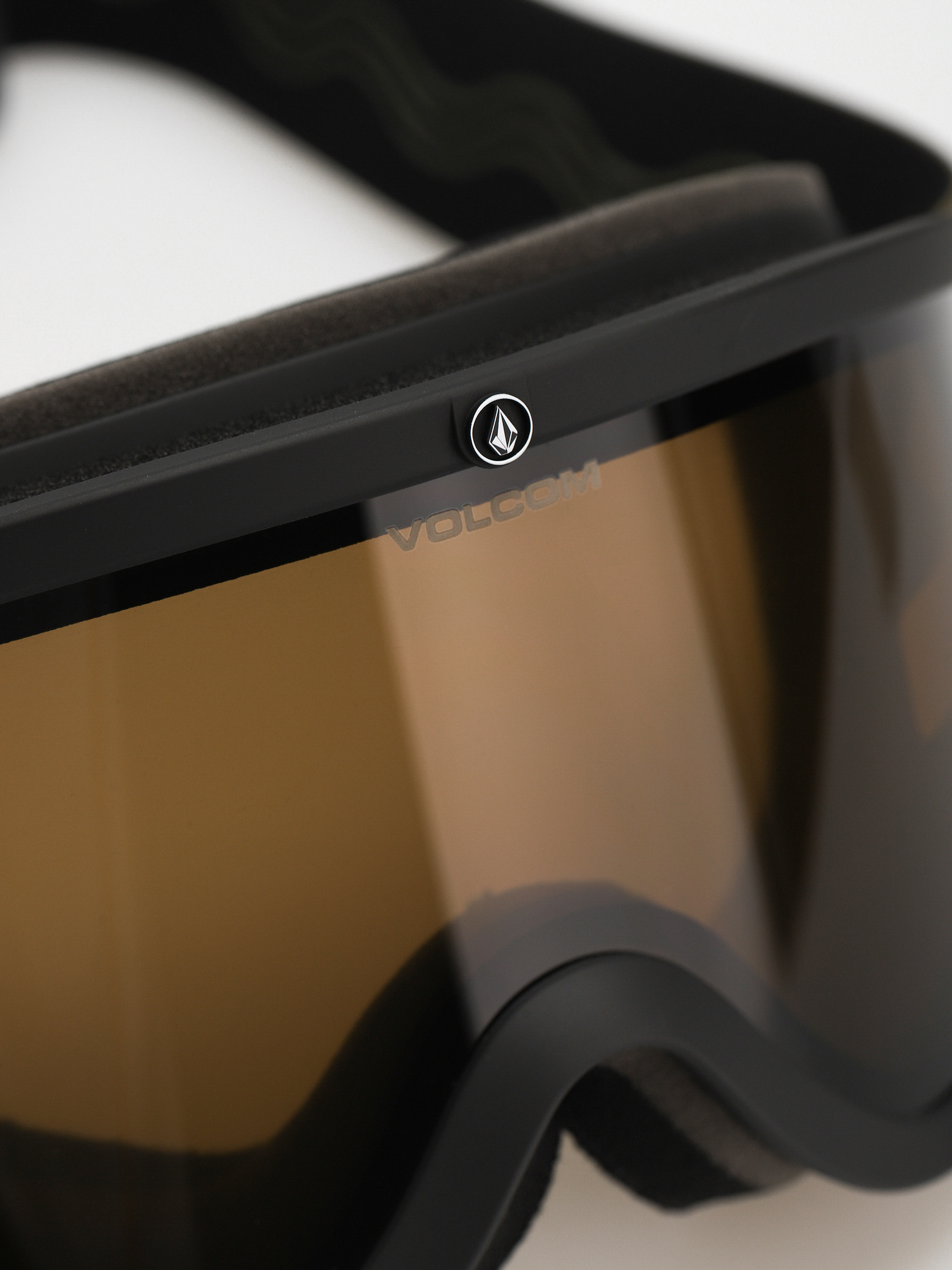 Volcom Footprints Snowboardbrille (military/black/light bronze+bl yellow)