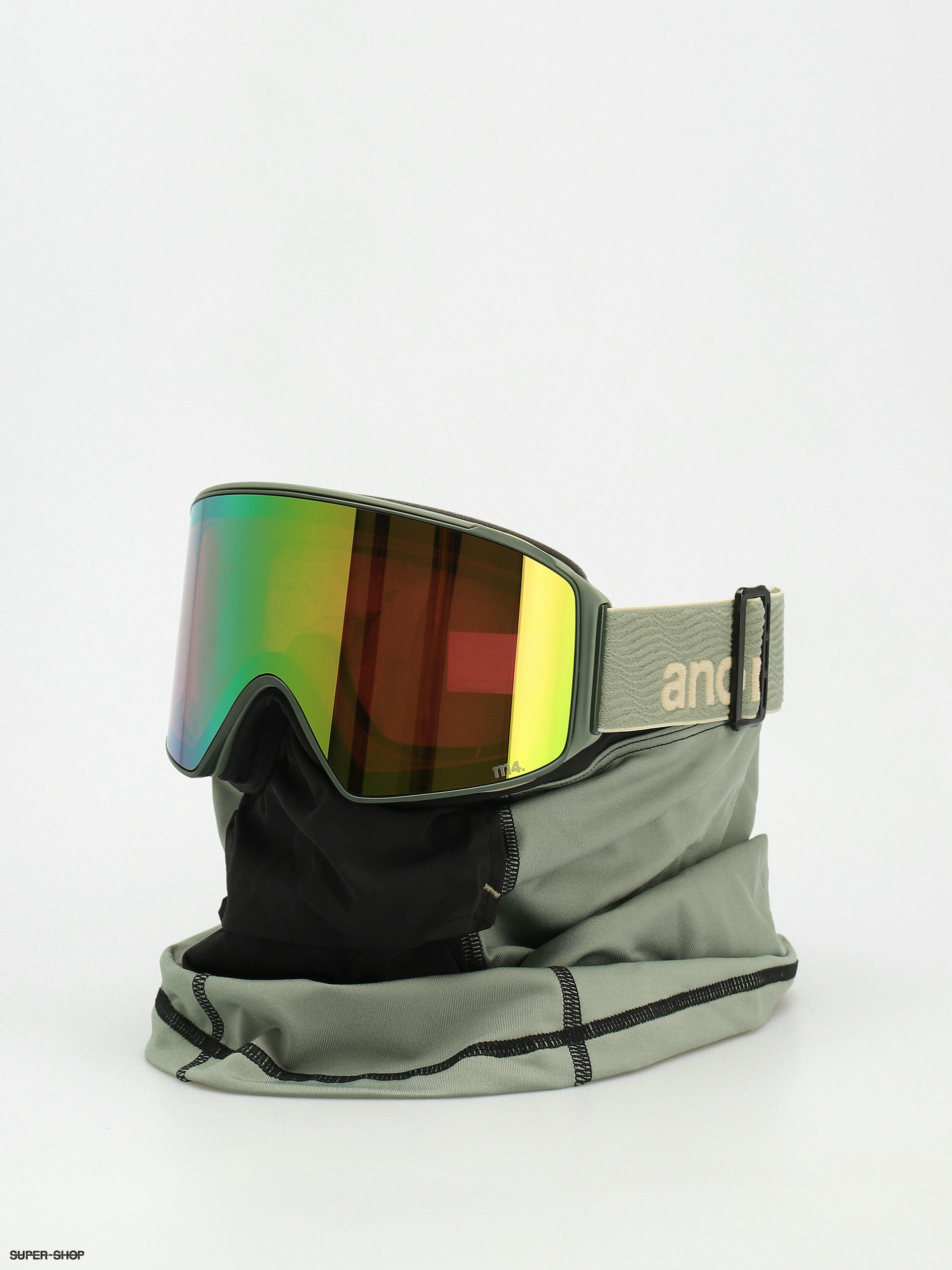 ANON - MASCHERA M4 CYLINDRICAL MFI®HEDGE PERCEIVE VARIABLE GREEN - Maschere  - Snowboard - Sport