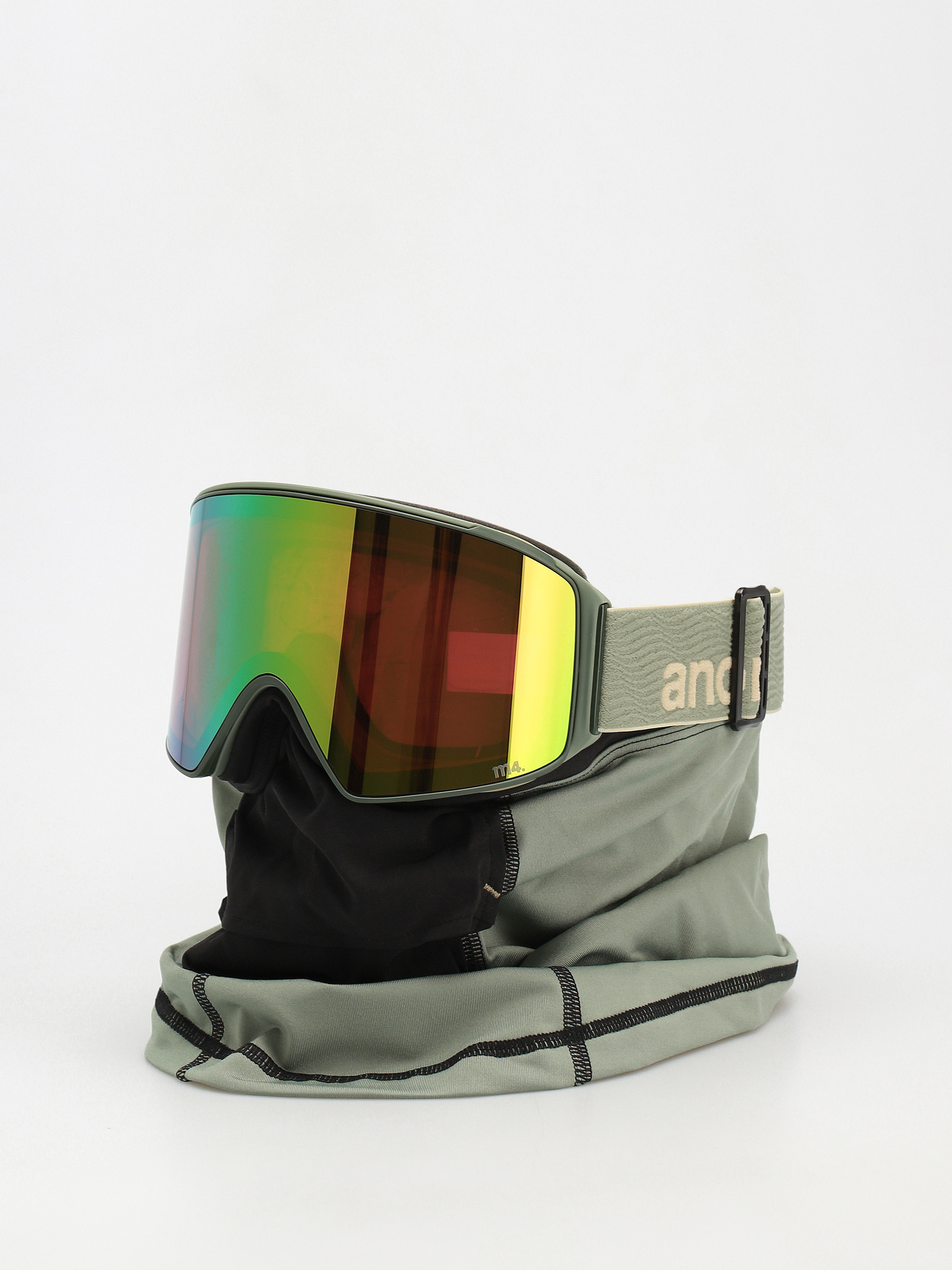 Anon M4 Cylindrical MFI Snowboardbrille (hedge/perceive variable green/cloudy pink)