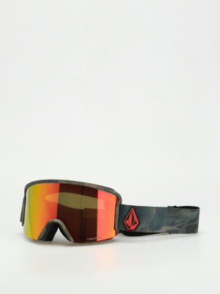 Volcom Garden Snowboardbrille (cloudwash camo/red chrome+bl yellow)
