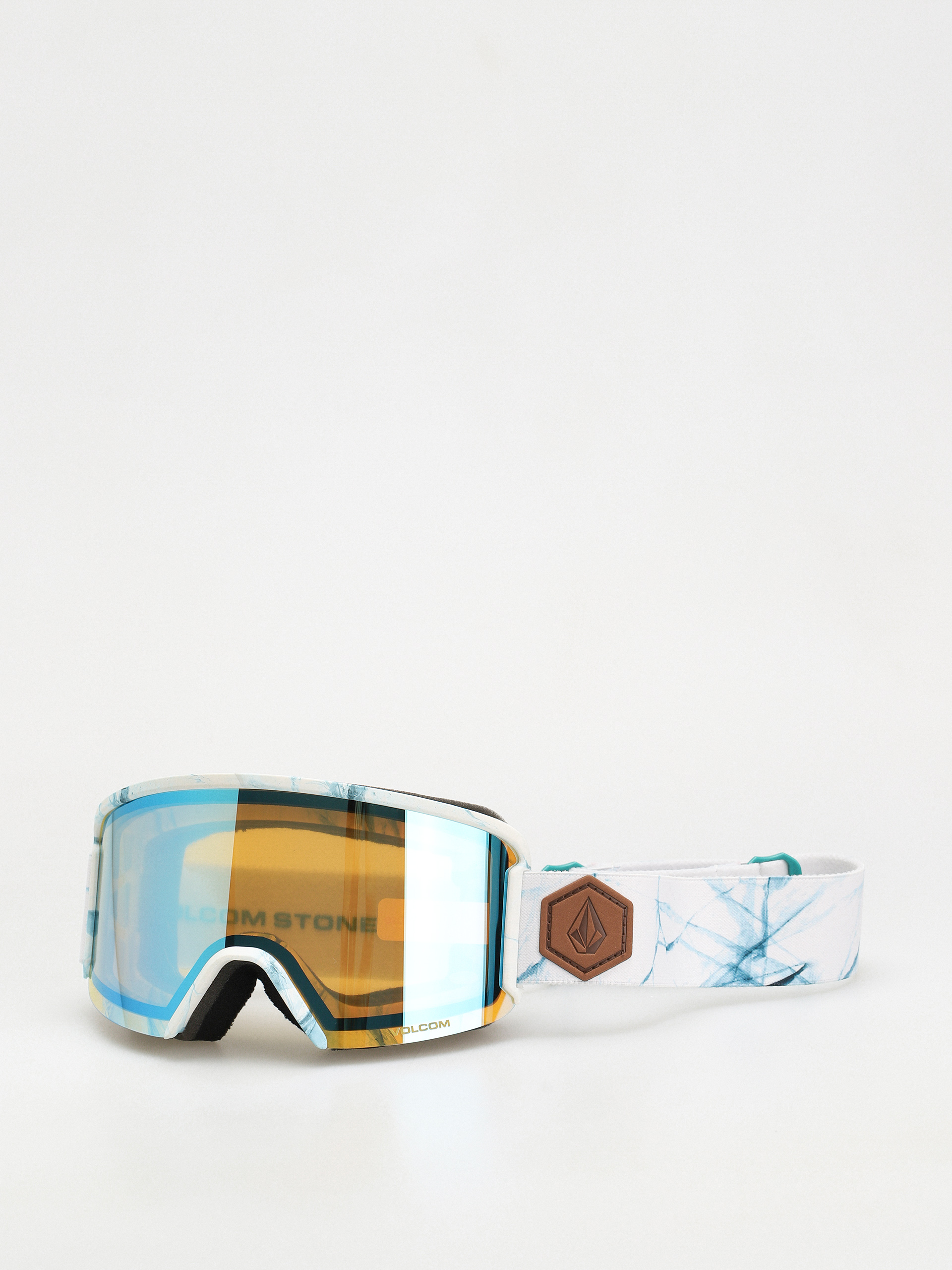 Volcom Garden Snowboardbrille (white ice/ice chrome+bl dark grey)