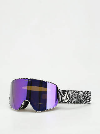 Volcom Odyssey Goggles (op art/purple/purple chrome+bl yellow)
