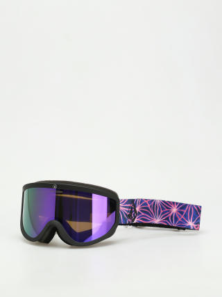 Volcom Footprints Snowboardbrille (mike ravelson/purple chrome+bl yellow)