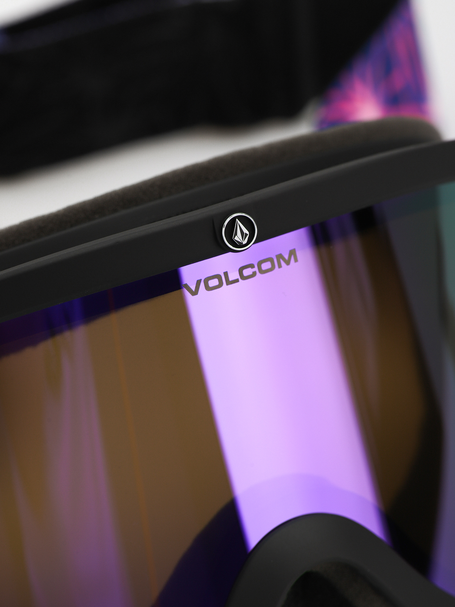 Volcom Footprints Snowboardbrille (mike ravelson/purple chrome+bl yellow)