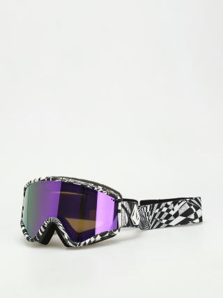 Volcom Yae Snowboardbrille (op art/purple chrome+bl yellow)