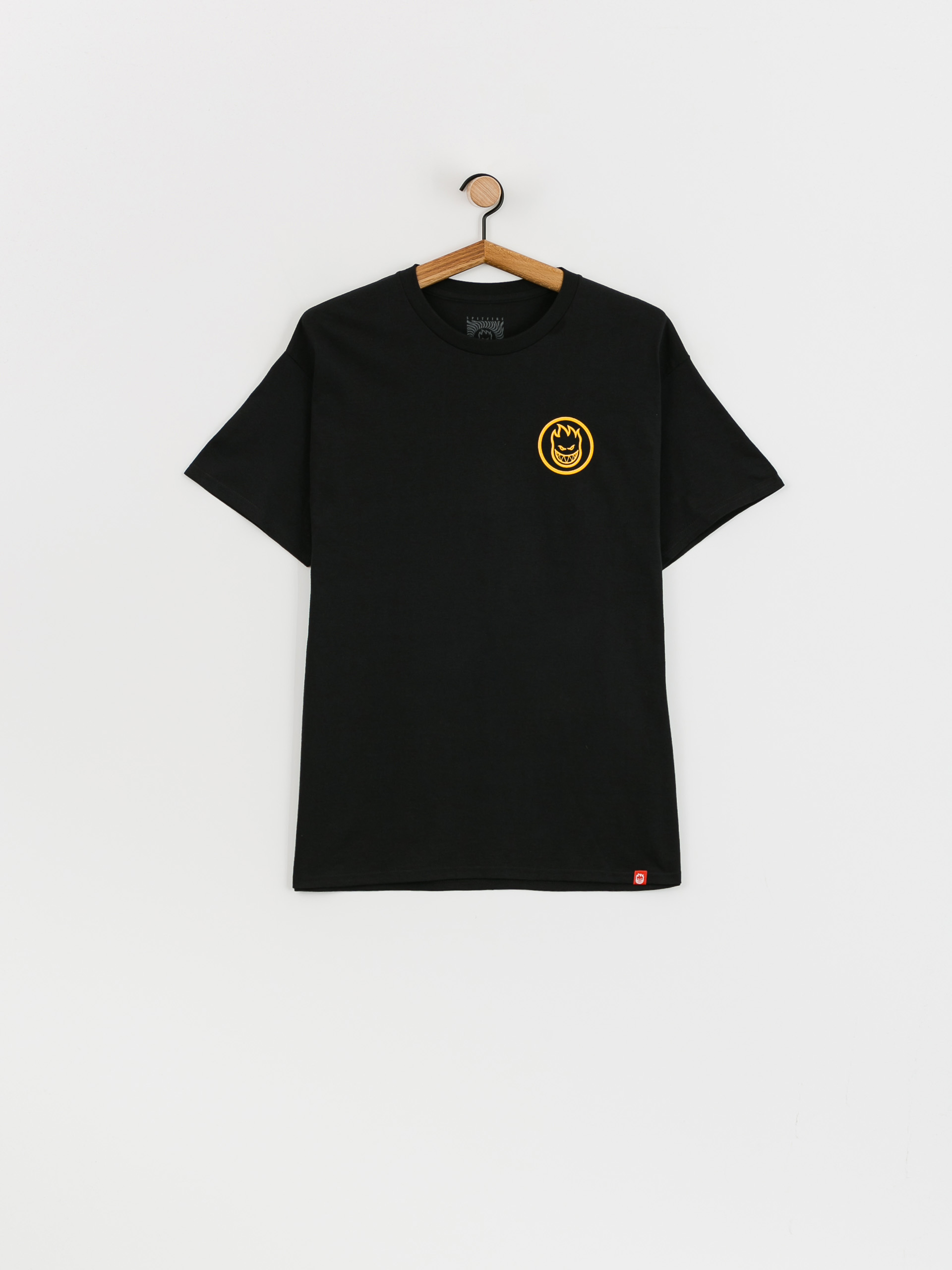 Spitfire Classic Swirl T-shirt (black/gold)