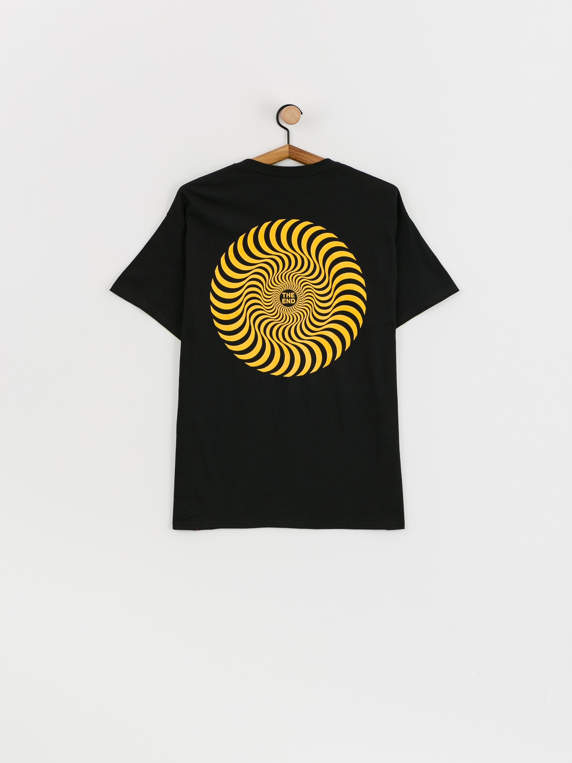 Spitfire Classic Swirl T-shirt (black/gold)