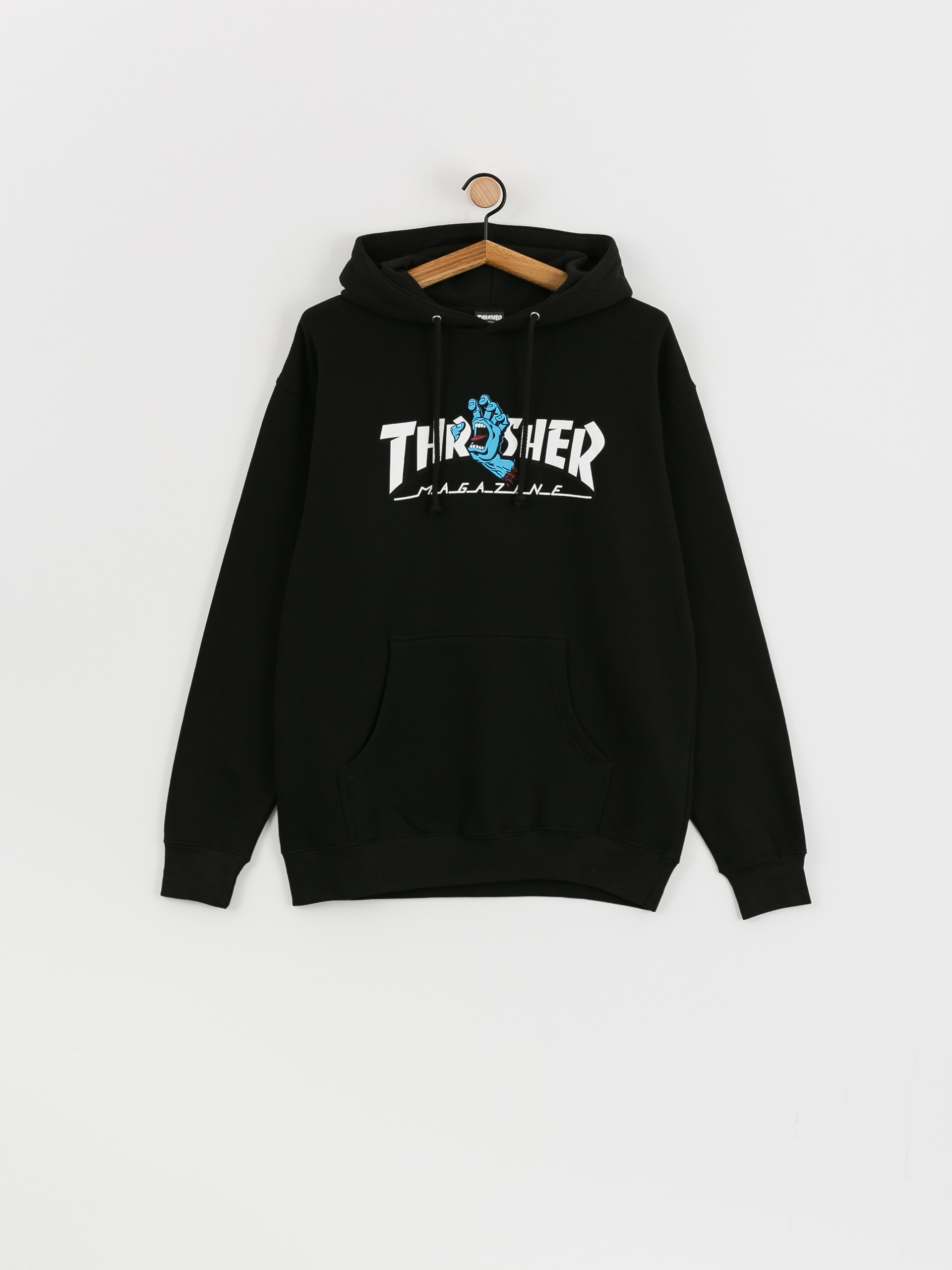 Santa Cruz X Thrasher Screaming Logo HD Hoodie (black)