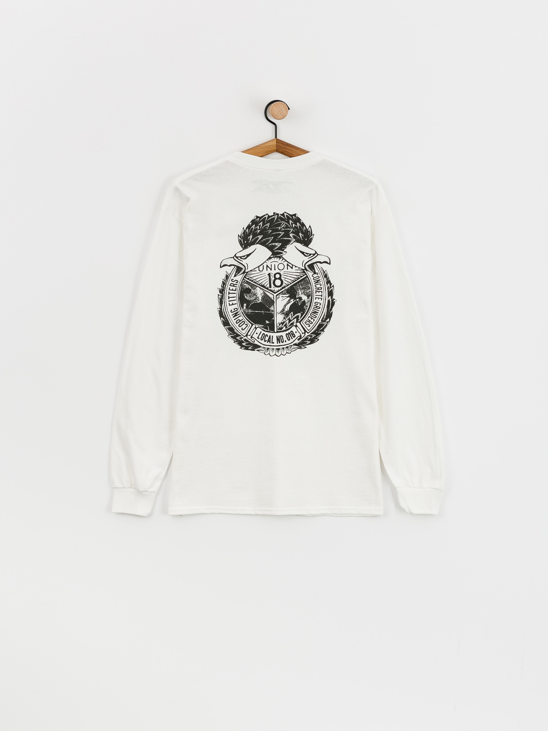 Antihero Pkt Union 18 Lcal Longsleeve (white/black)
