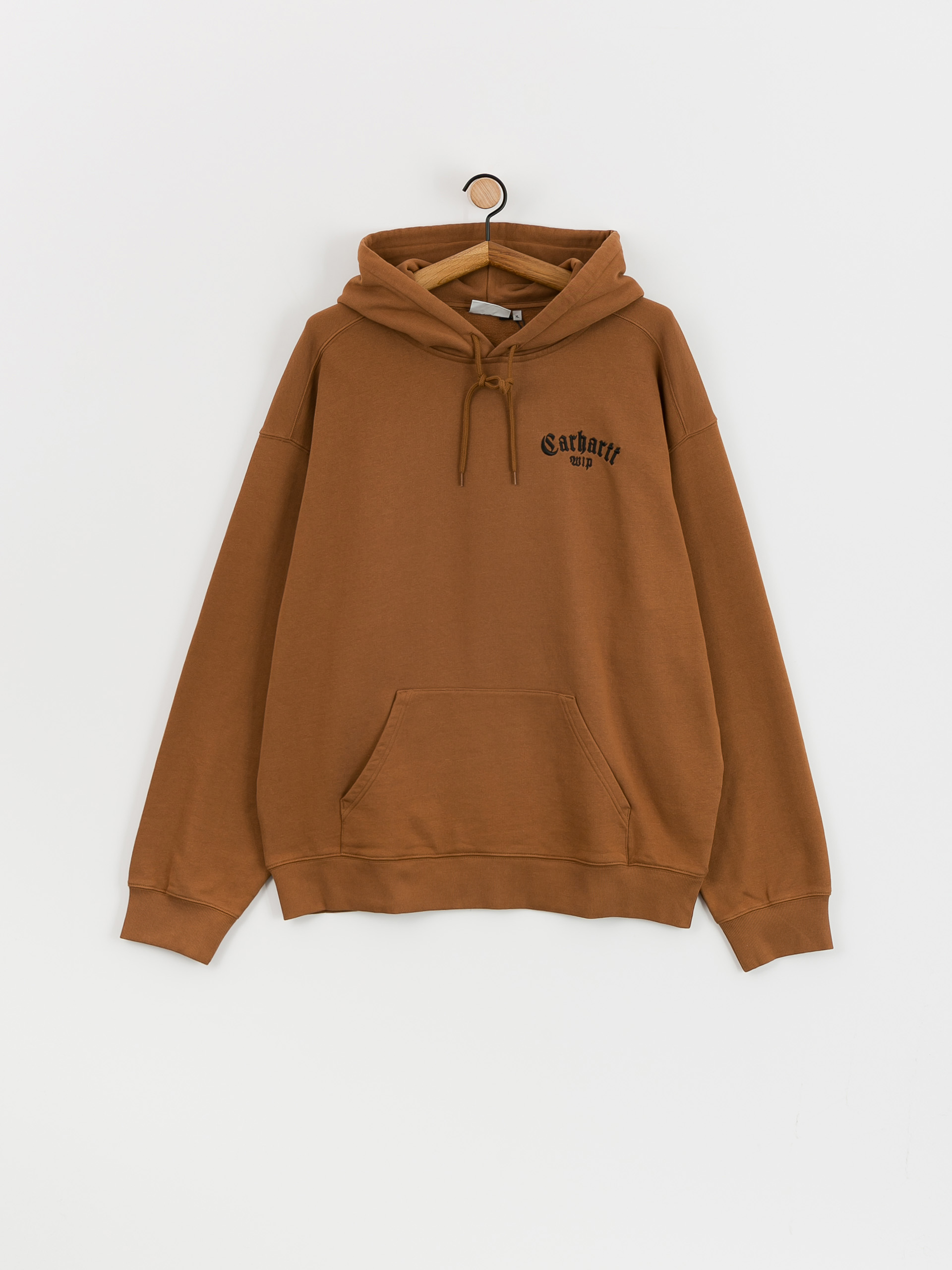 Carhartt WIP Onyx Script HD Hoodie (hamilton brown/black)