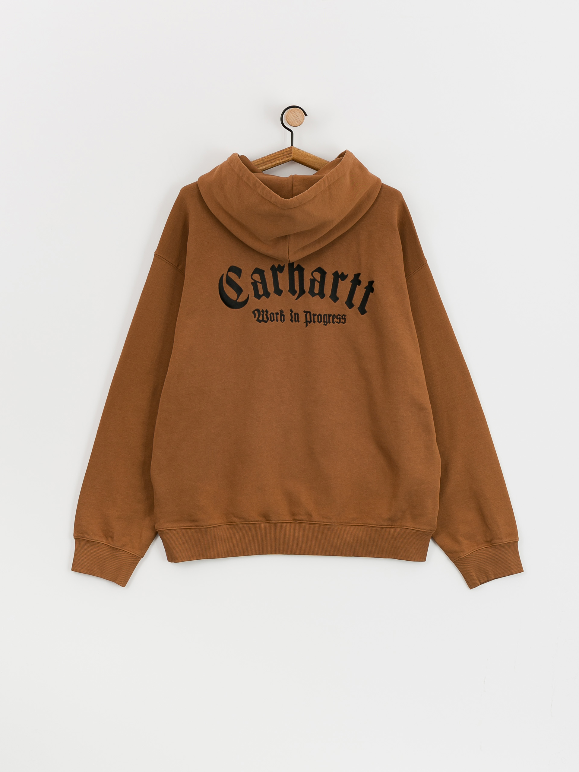 Carhartt WIP Onyx Script HD Hoodie (hamilton brown/black)