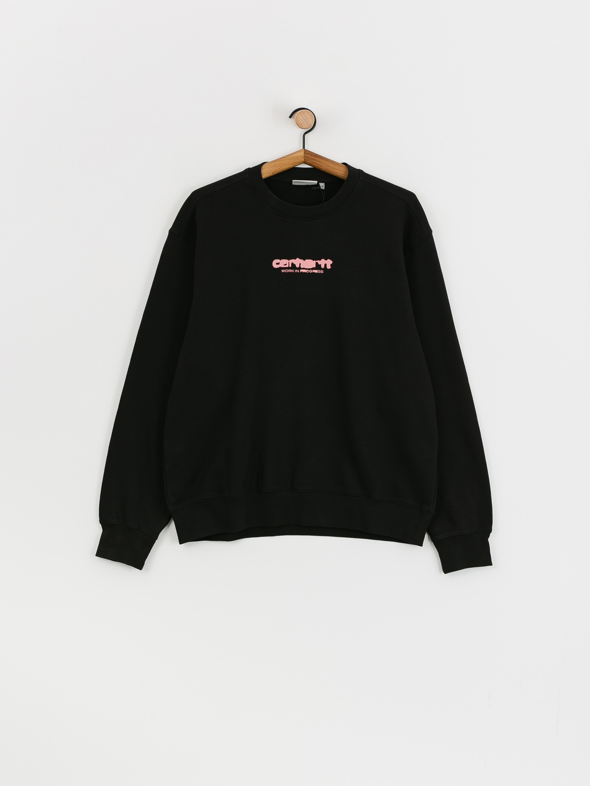 Carhartt WIP Ink Bleed Sweatshirt (black/pink)
