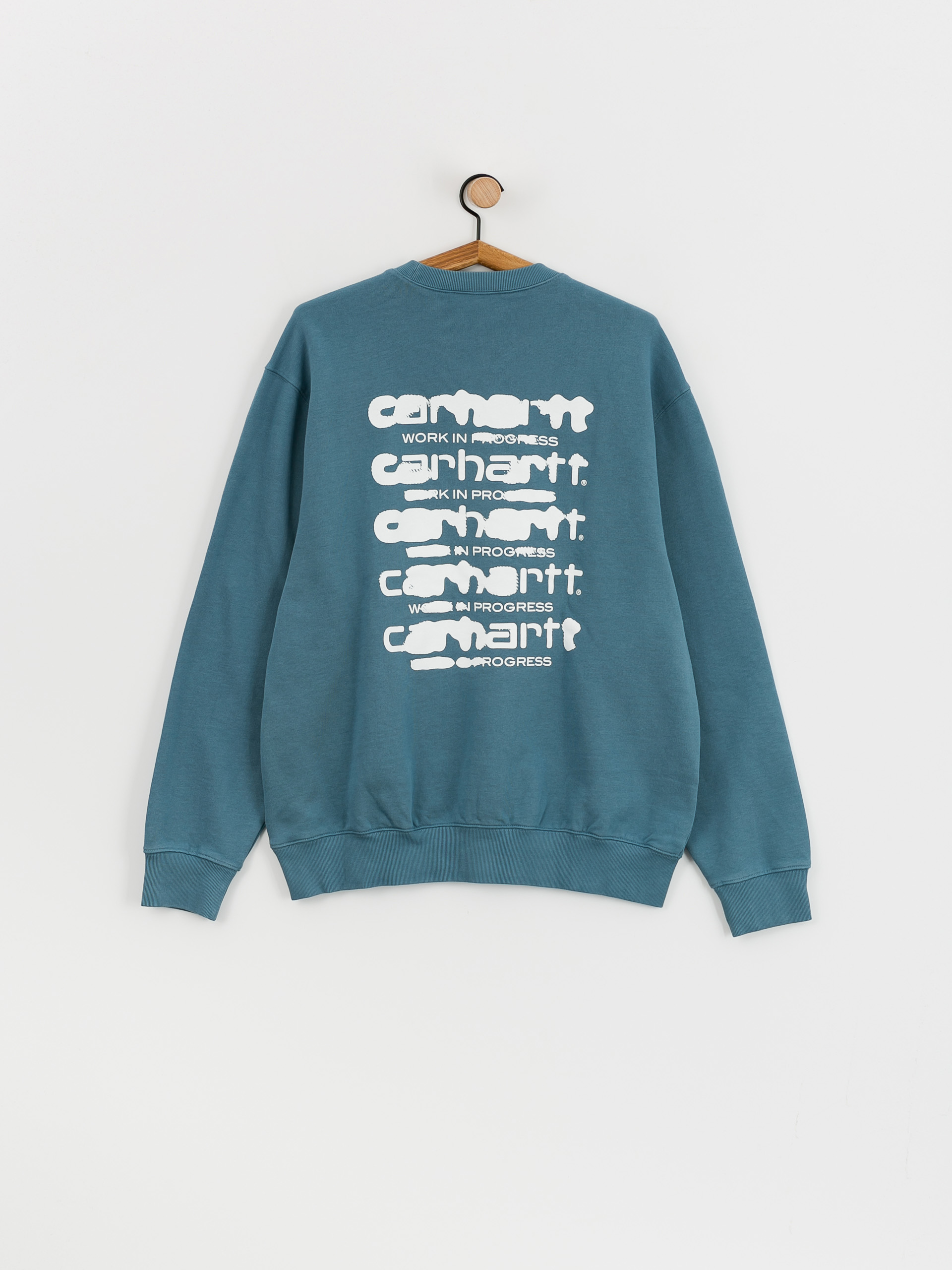 Carhartt WIP Ink Bleed Sweatshirt (vancouver blue/white)