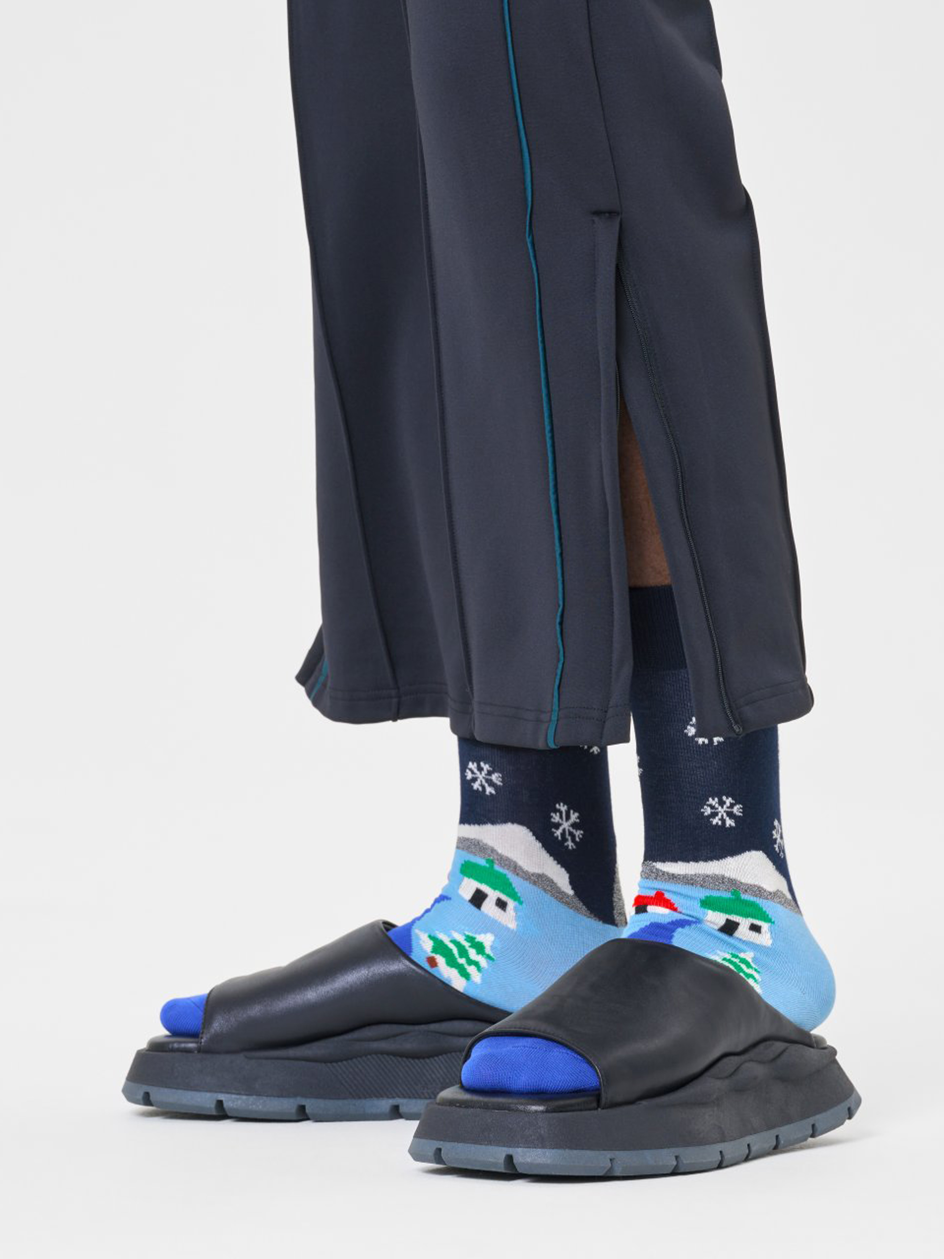 Happy Socks The Little House On The Snowland Socken (navy)