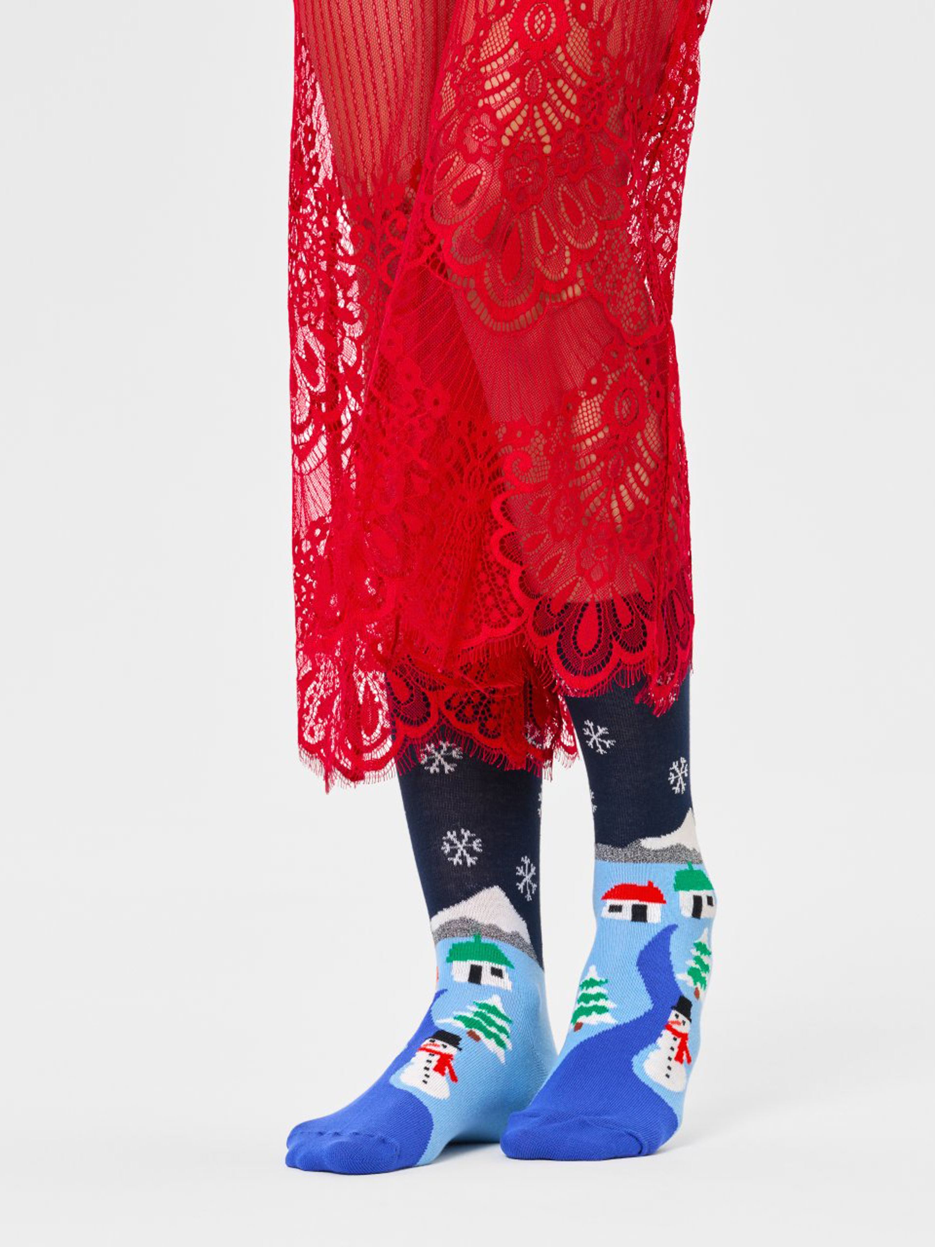 Happy Socks The Little House On The Snowland Socken (navy)