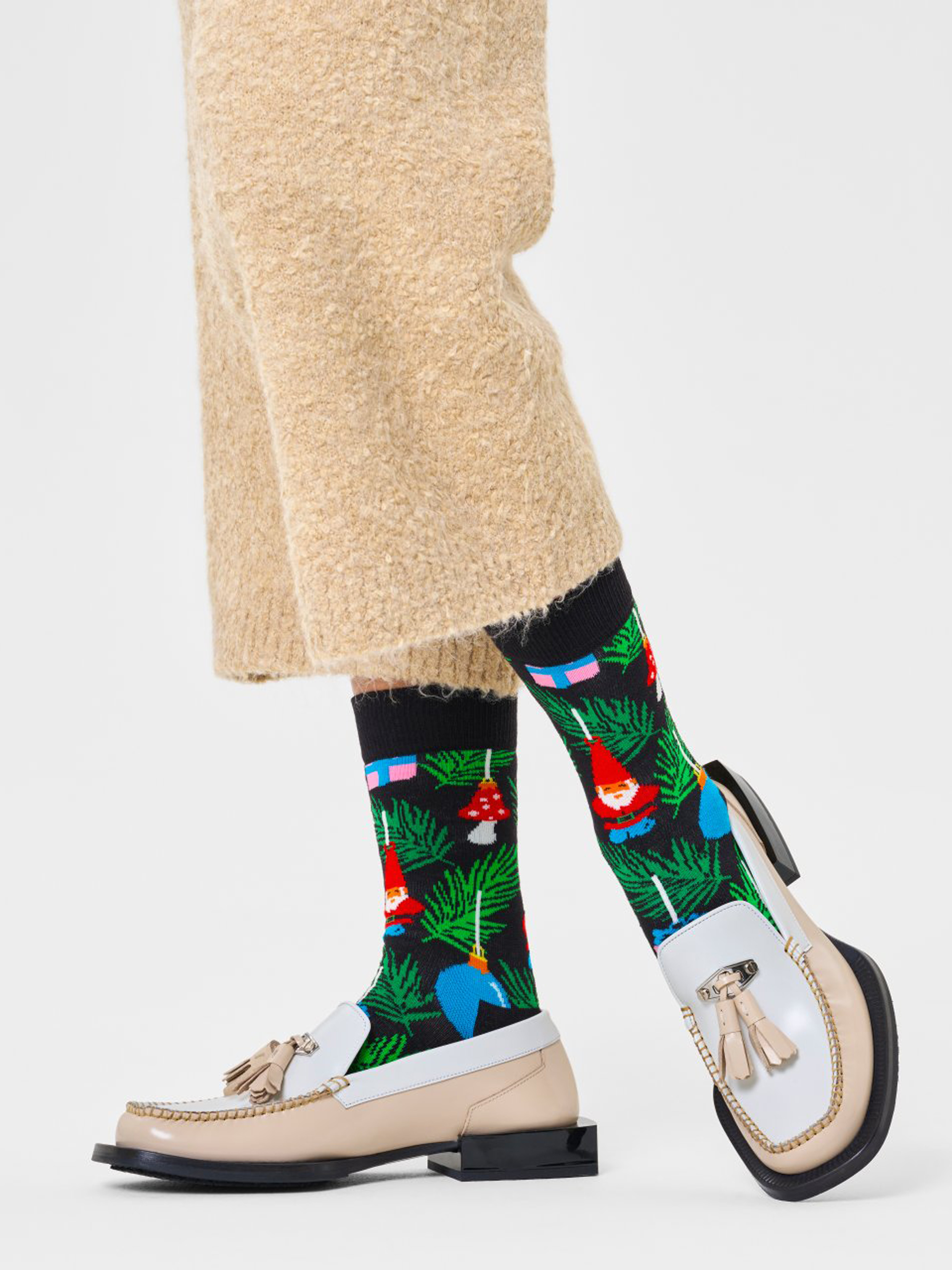 Happy Socks Christmas Tree Decoration Socks (black)