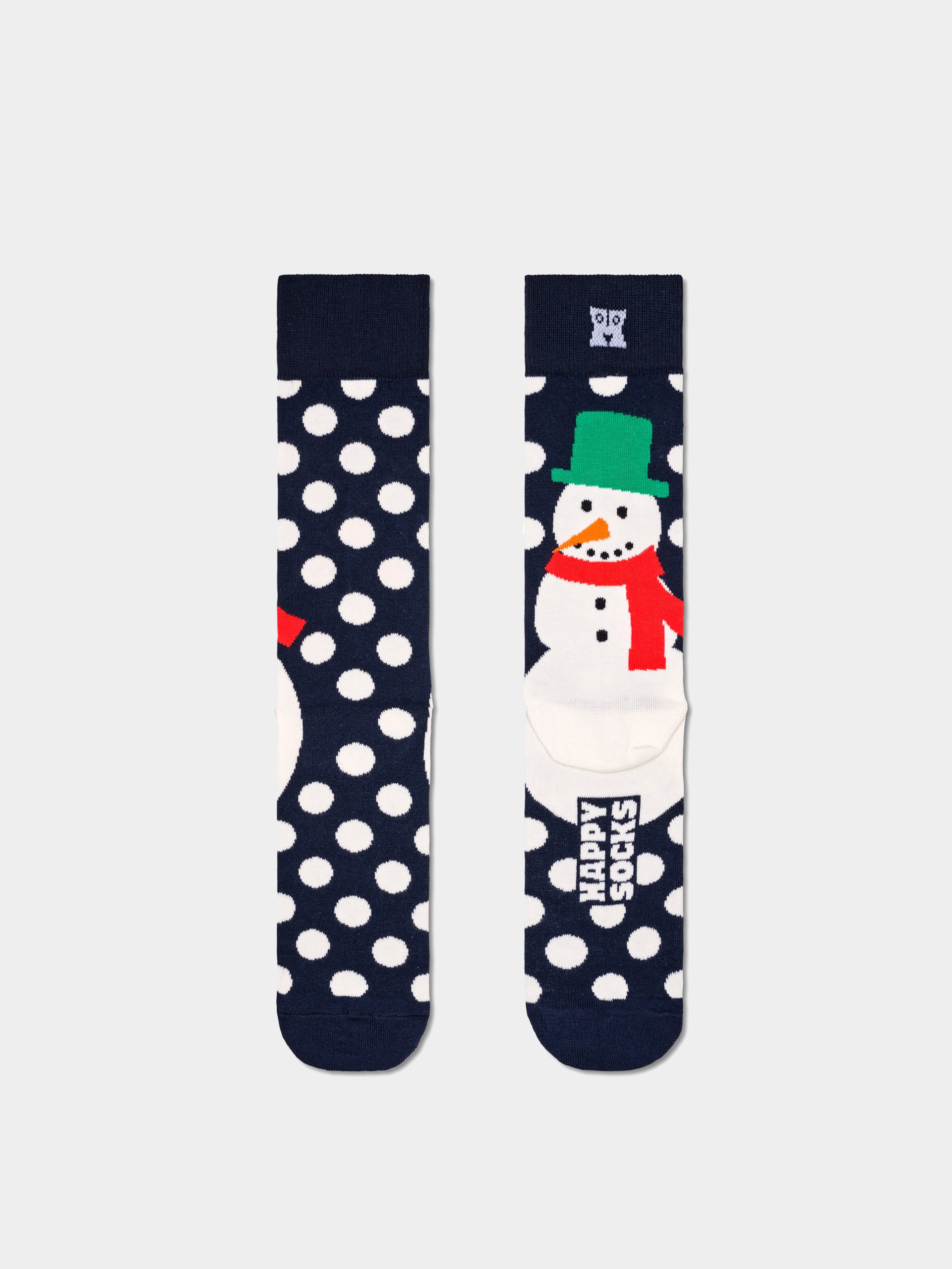 Happy Socks Jumbo Snowman Socks (navy)