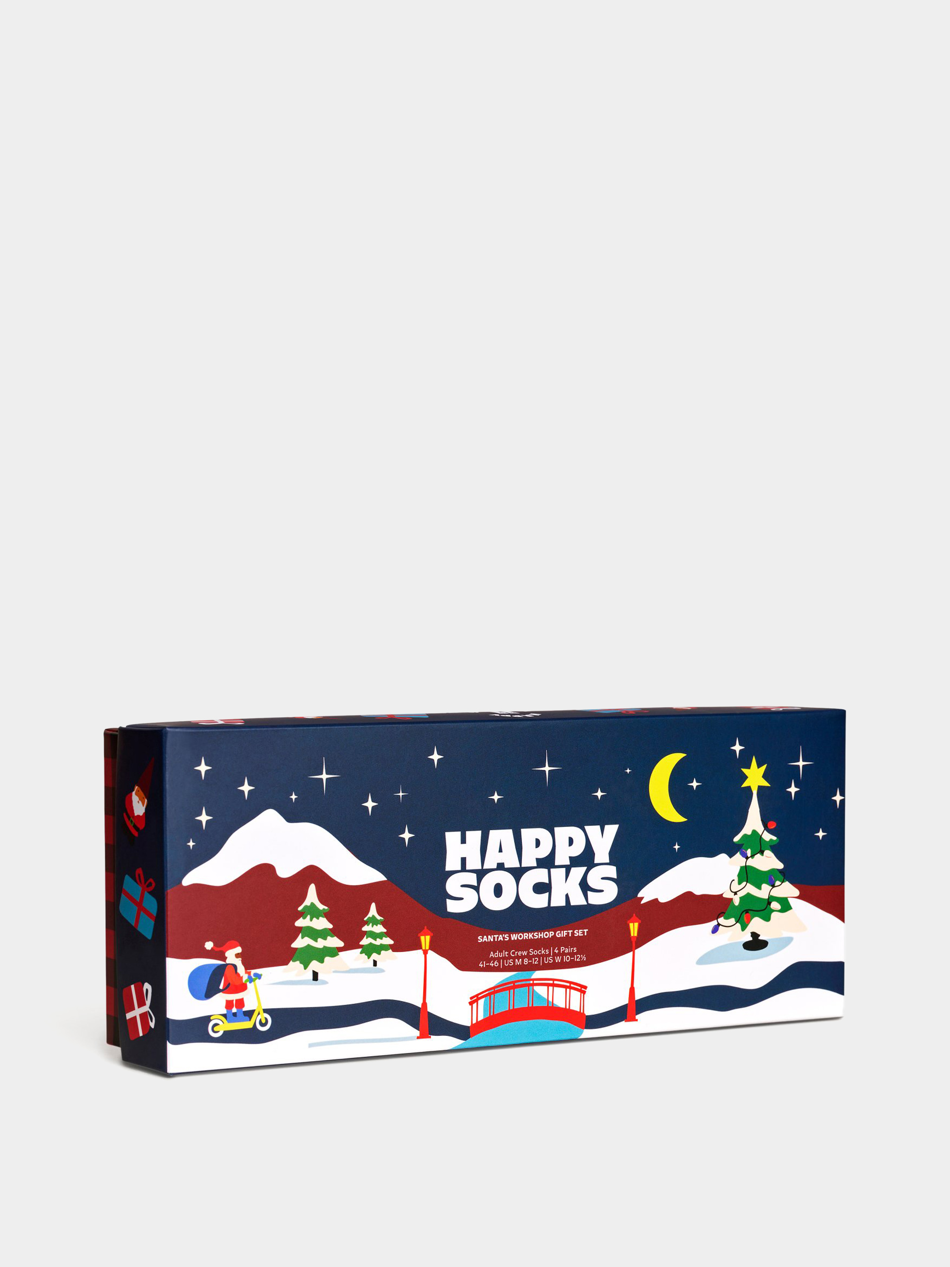 Happy Socks 4 Pack Santa's Workshops Gift Set Socken (green)