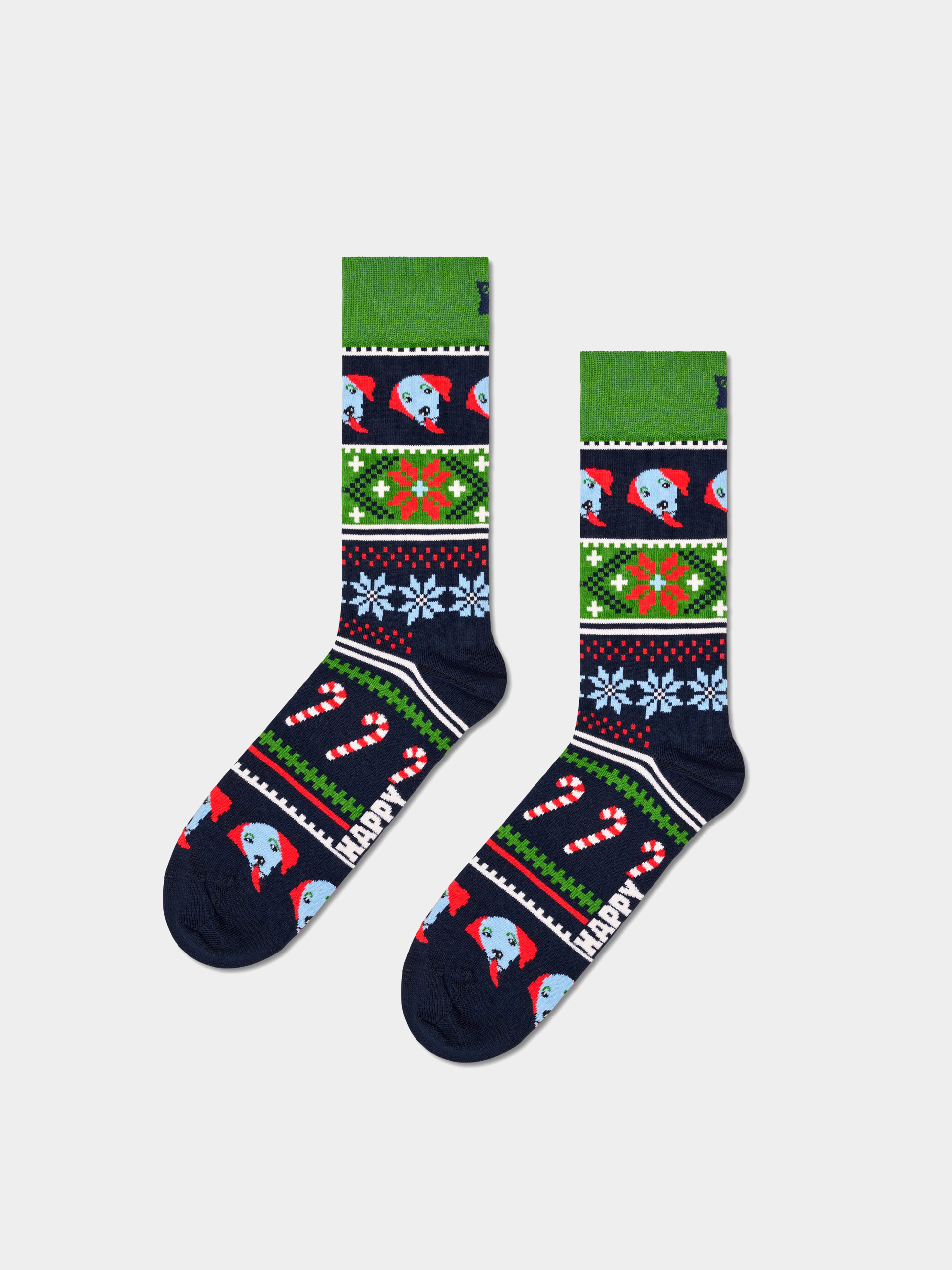 Happy Socks 4 Pack Gingerbreads Gift Set Socks (navy)