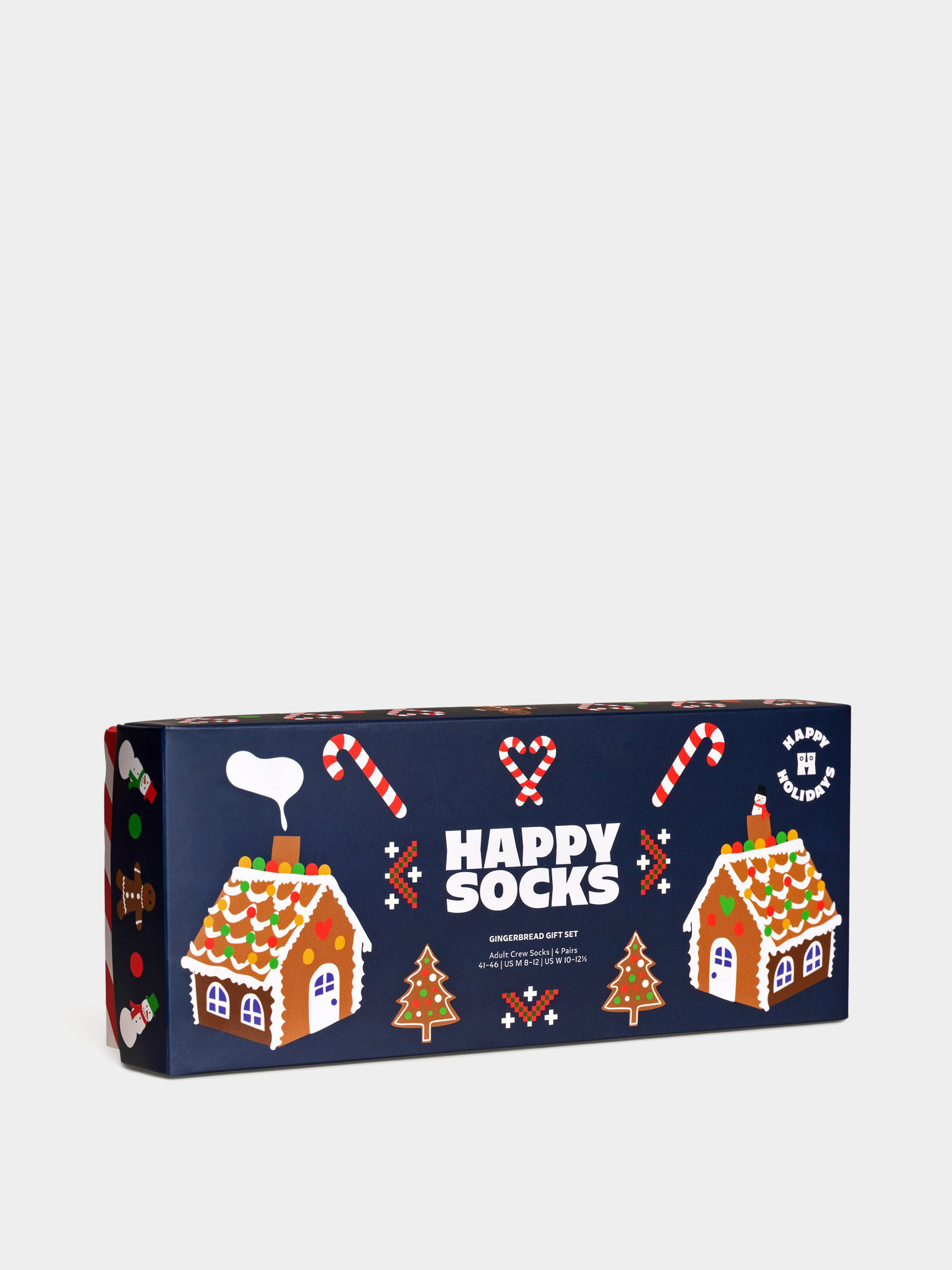 Happy Socks 4 Pack Gingerbreads Gift Set Socken (navy)