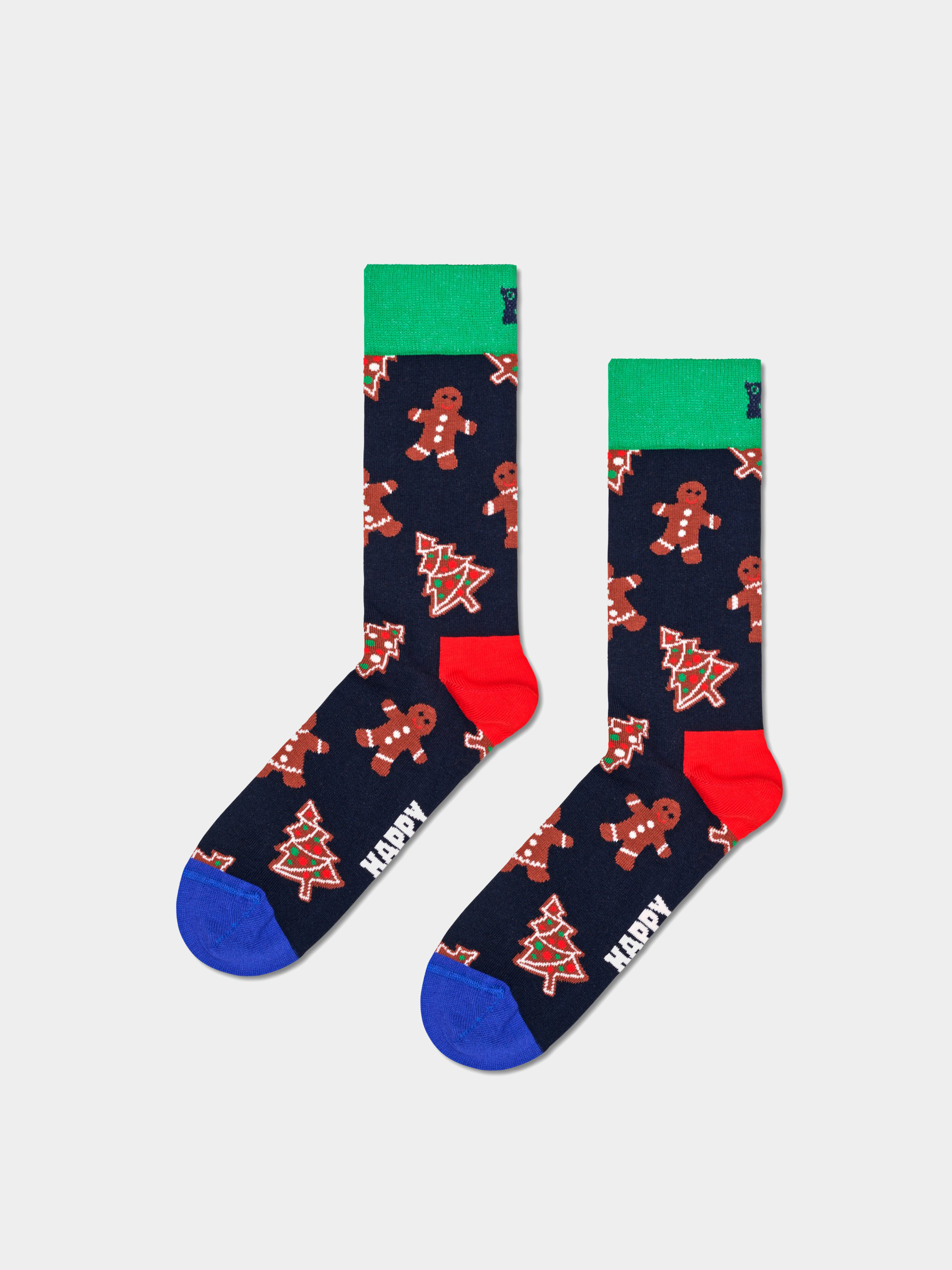 Happy Socks 4 Pack Gingerbreads Gift Set Socks (navy)