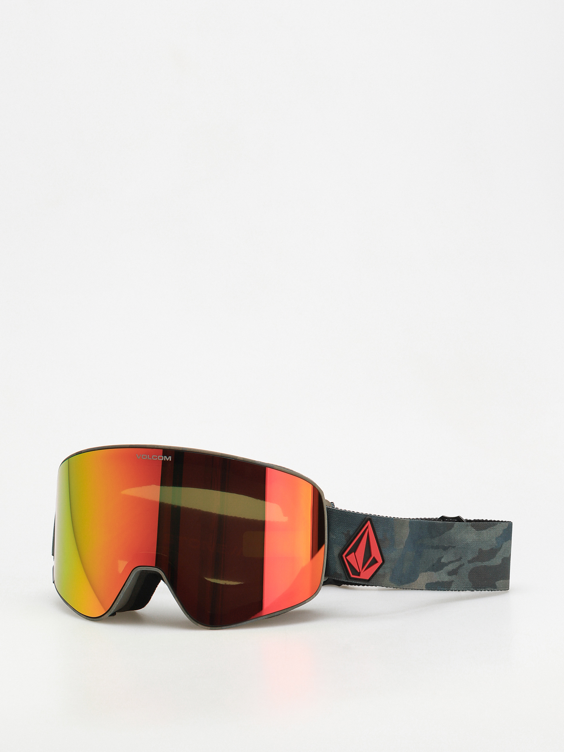 Volcom Odyssey Snowboardbrille (cloudwash camo/red chrome+bl yellow)