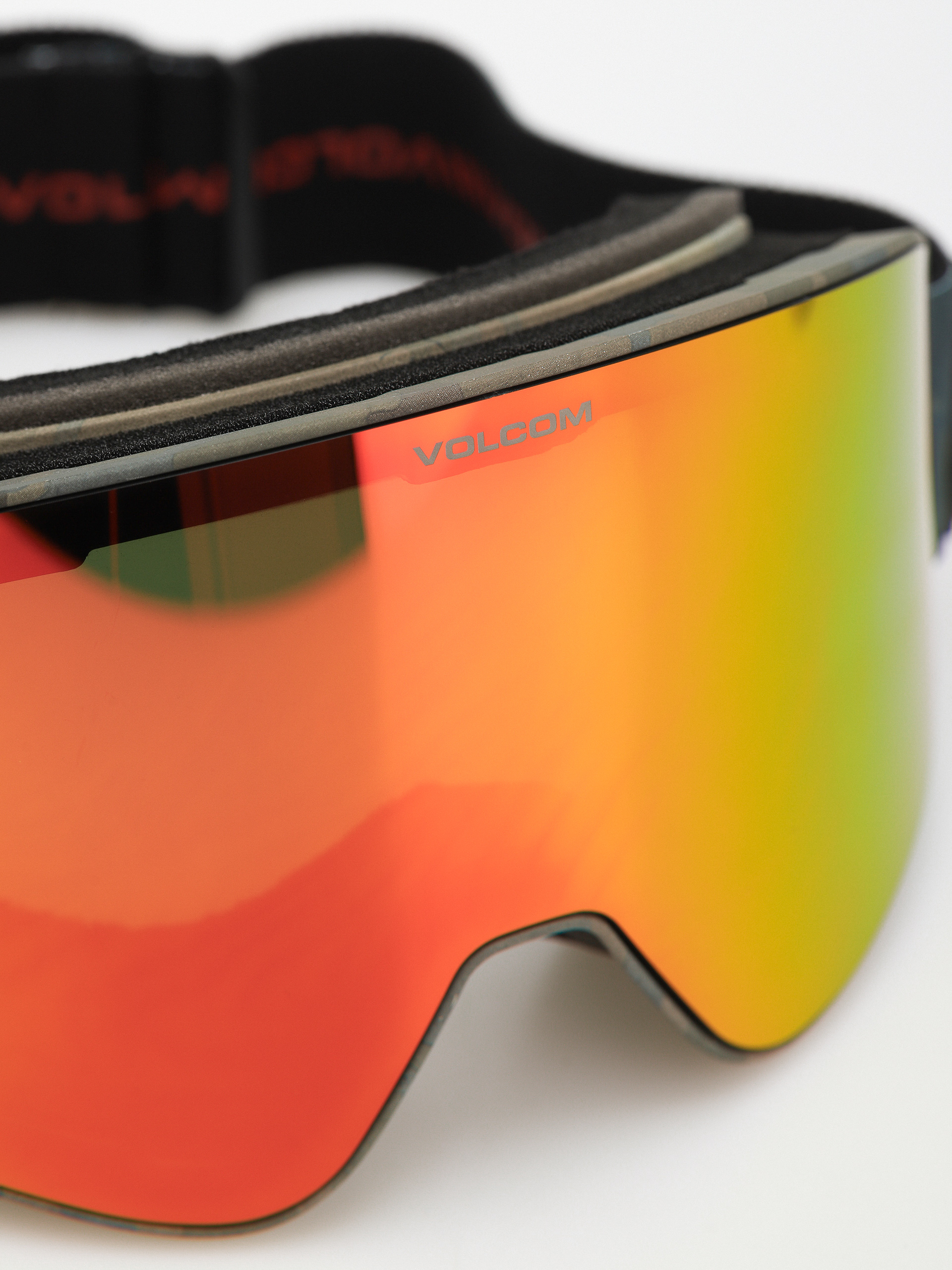 Volcom Odyssey Snowboardbrille (cloudwash camo/red chrome+bl yellow)