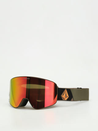 Volcom Odyssey Goggles (military/gold/red chrome+bl yellow)