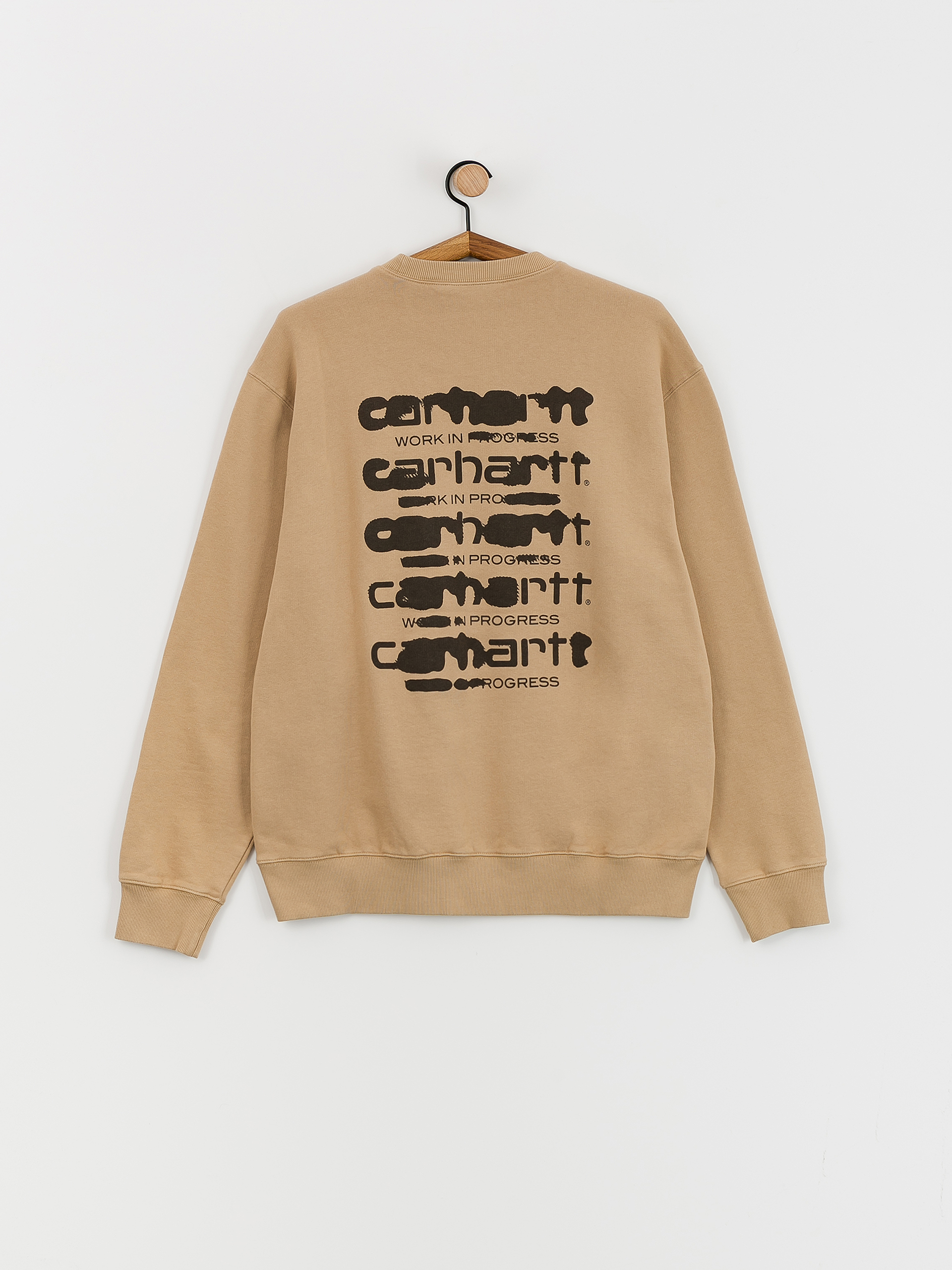 さらに100円引き◆CARHARTT◆INK BLEED SWEATSHIRT Carhartt WIP Ink Bleed Sweatshirt - blue (vancouver blue/white)