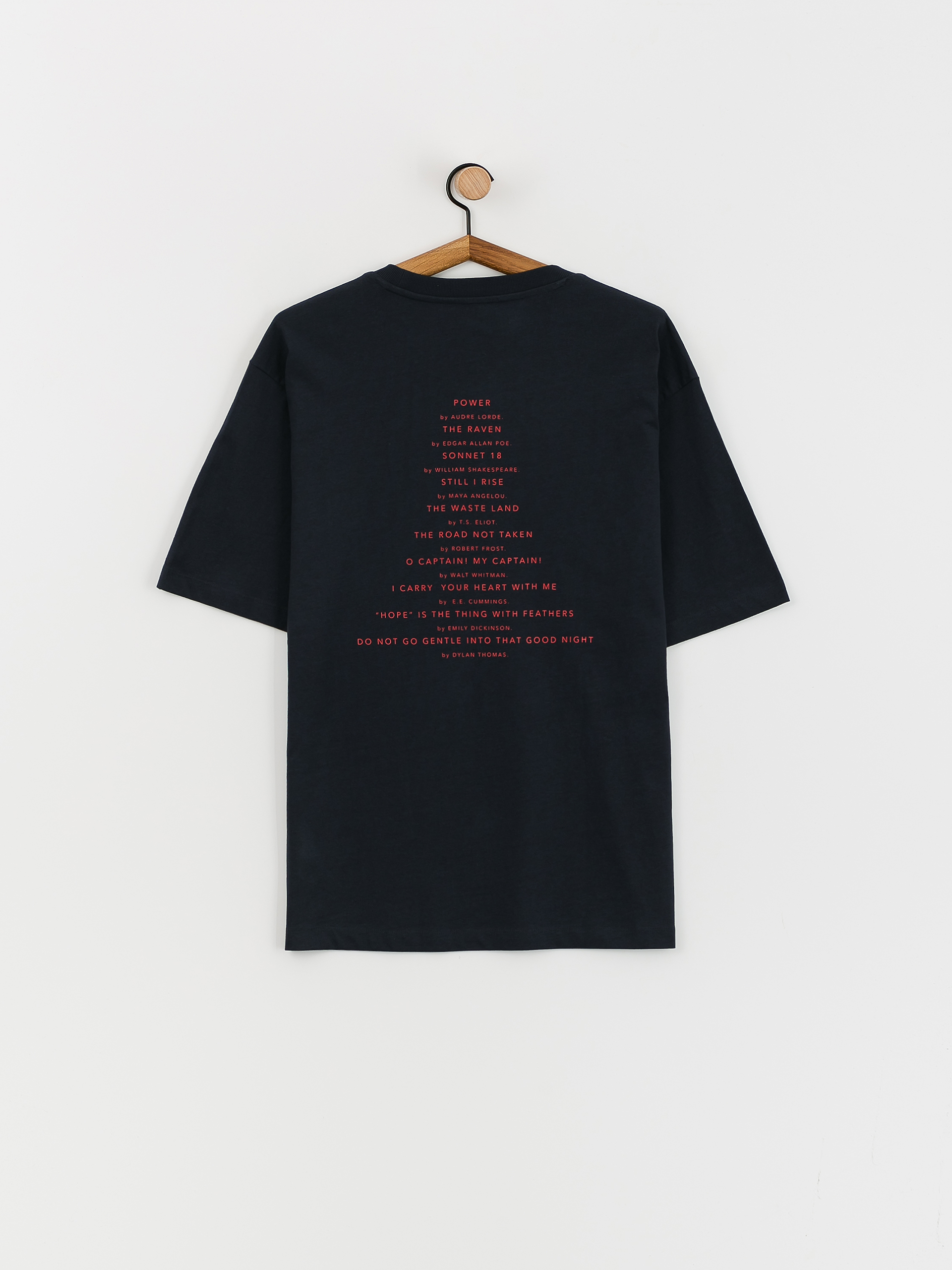 Poetic Collective Poems T-shirt (navy)