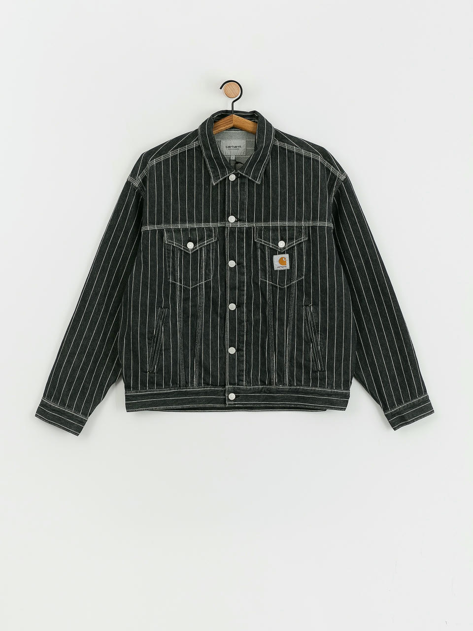 Carhartt WIP Michigan Coat - Black/Black (Rinsed) – Urban Industry