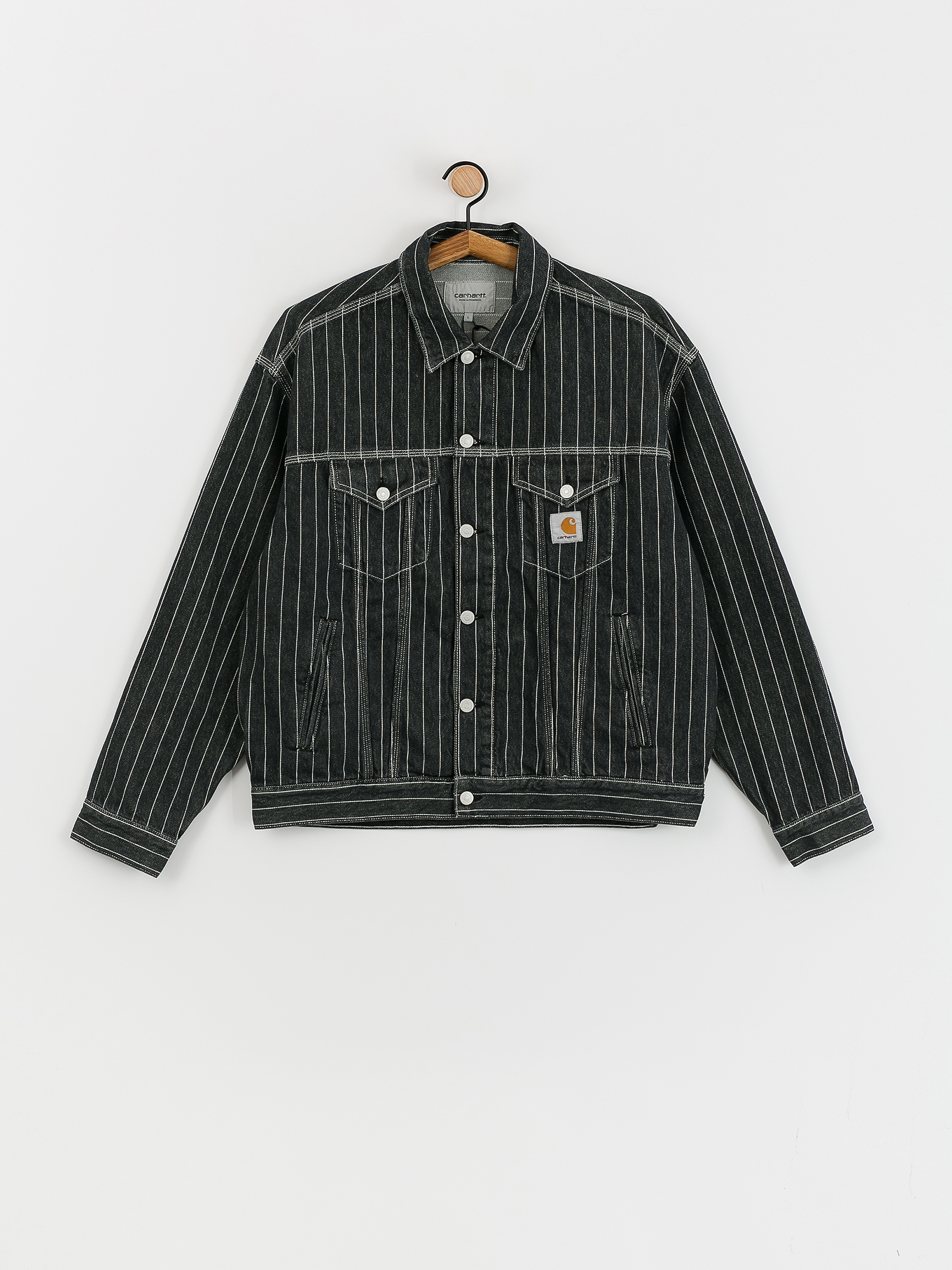 Carhartt WIP Orlean Jacket (orlean stripe/black/white)
