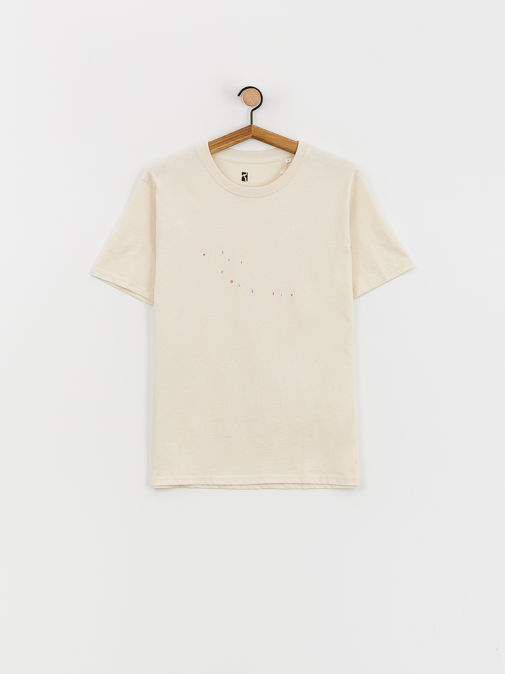 Poetic Collective Color Logo T-shirt (natural white)