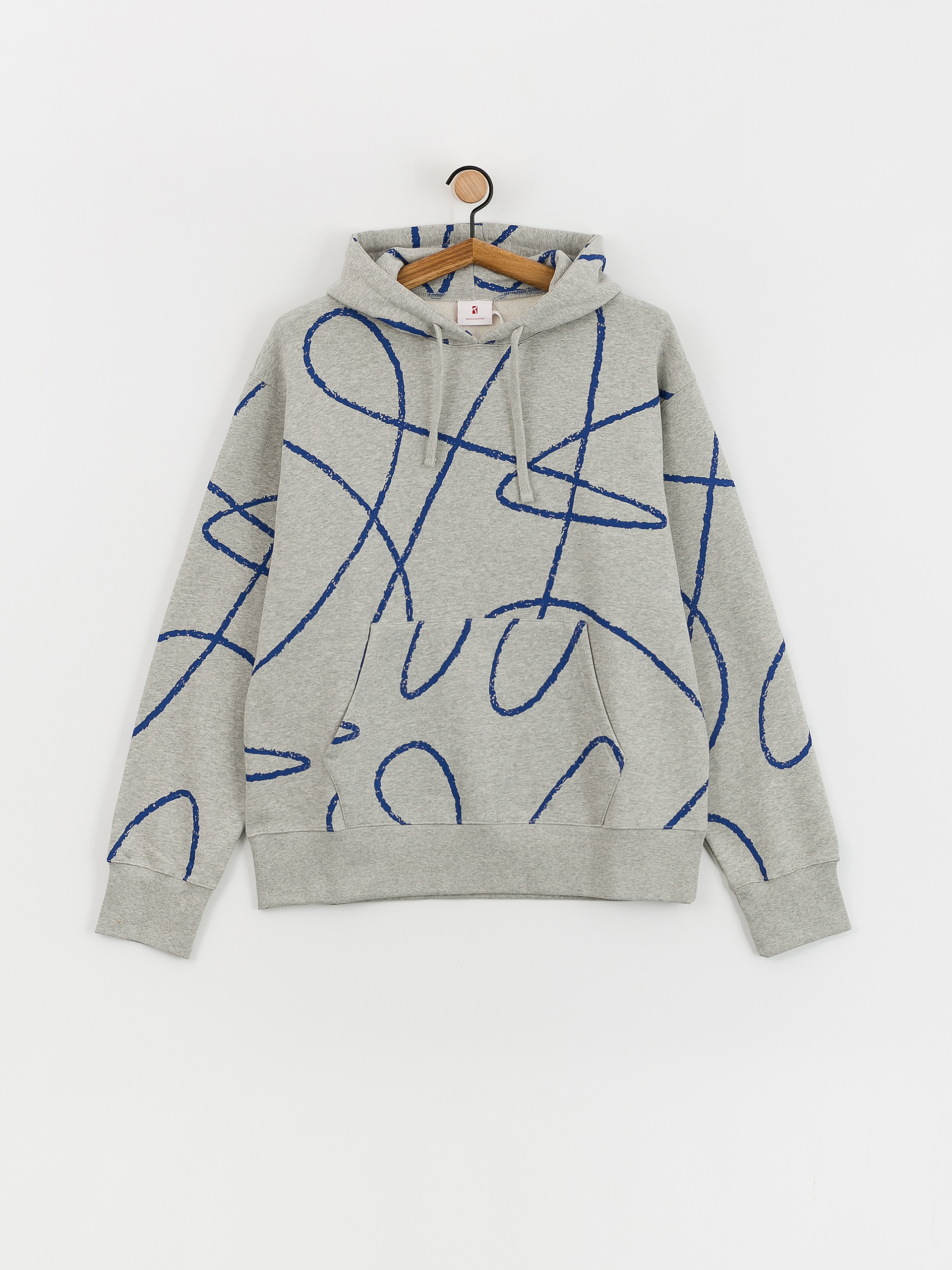 Poetic Collective Doodle Pattern HD Hoodie (heather grey)