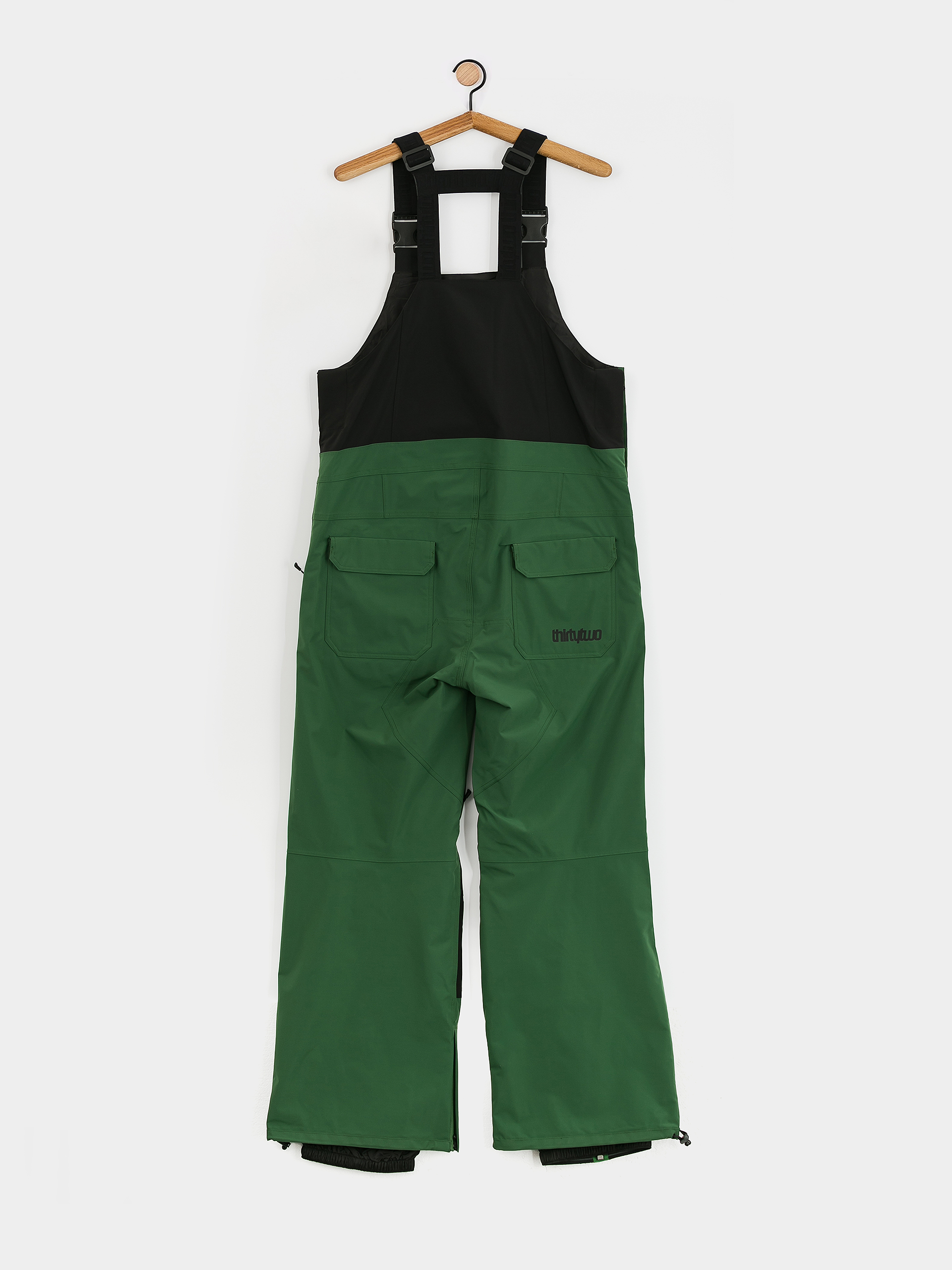Herren ThirtyTwo Basement Bib Snowboardhose (green)