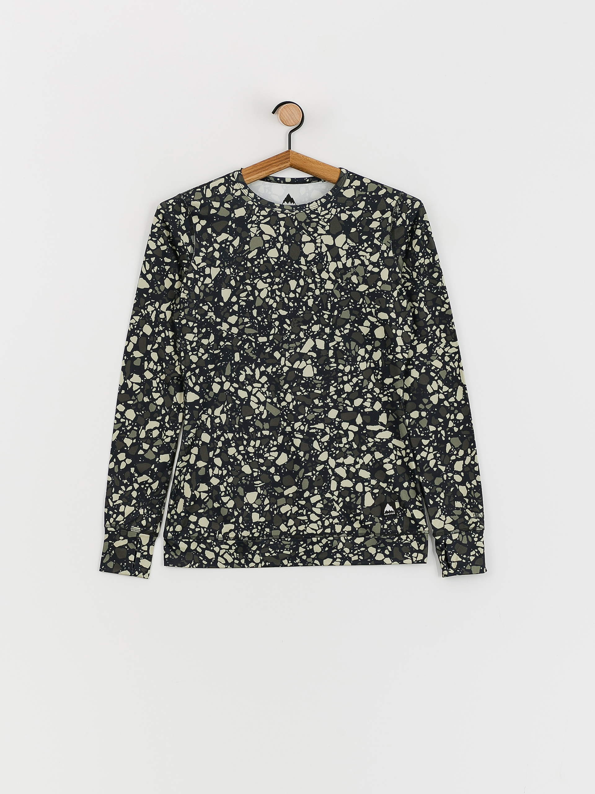 Womens Burton Midweight Base Layer Crewneck Longsleeve (sediment)