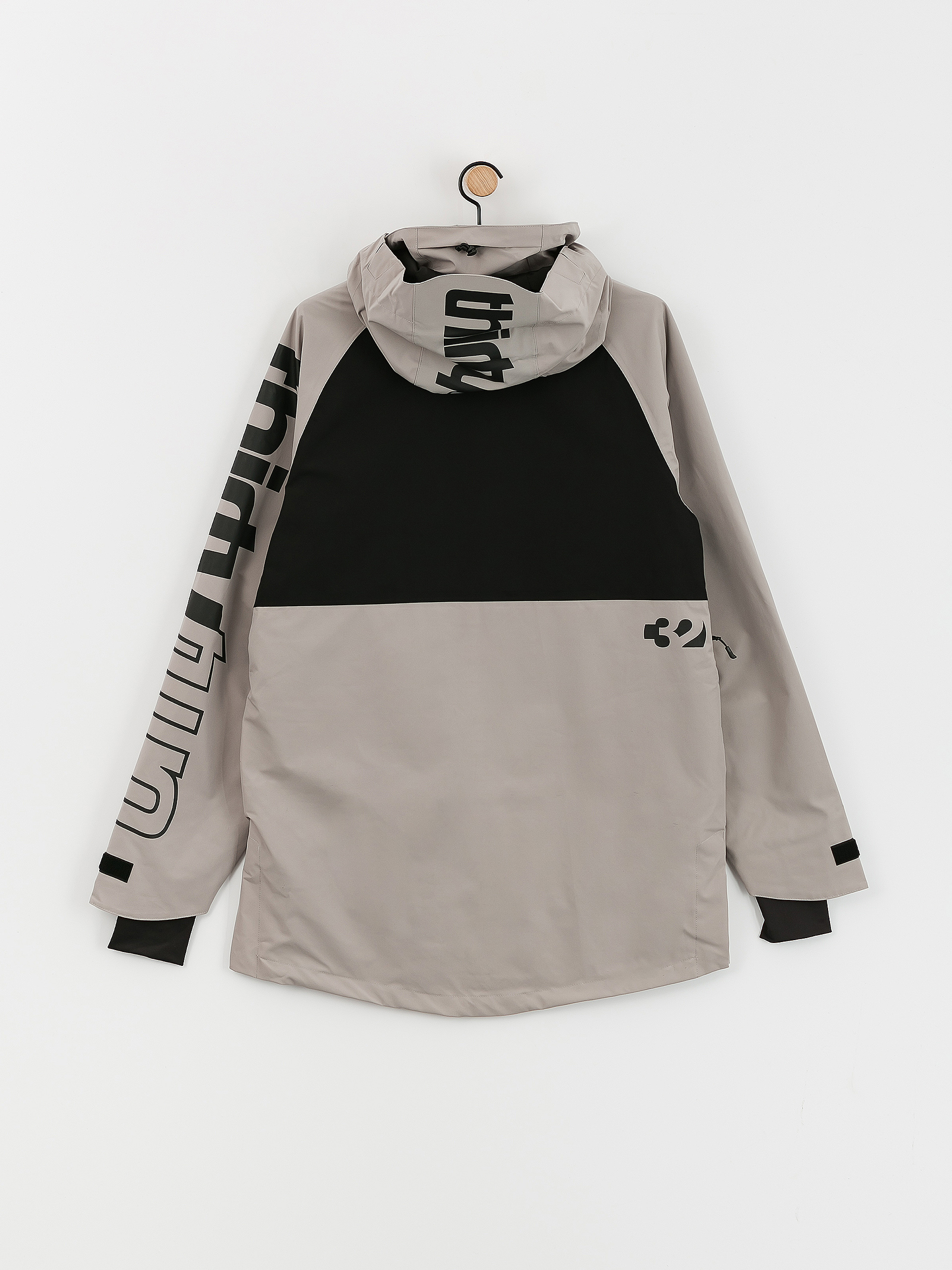 Mens ThirtyTwo Deep Creek Parka Snowboard jacket (grey/black)