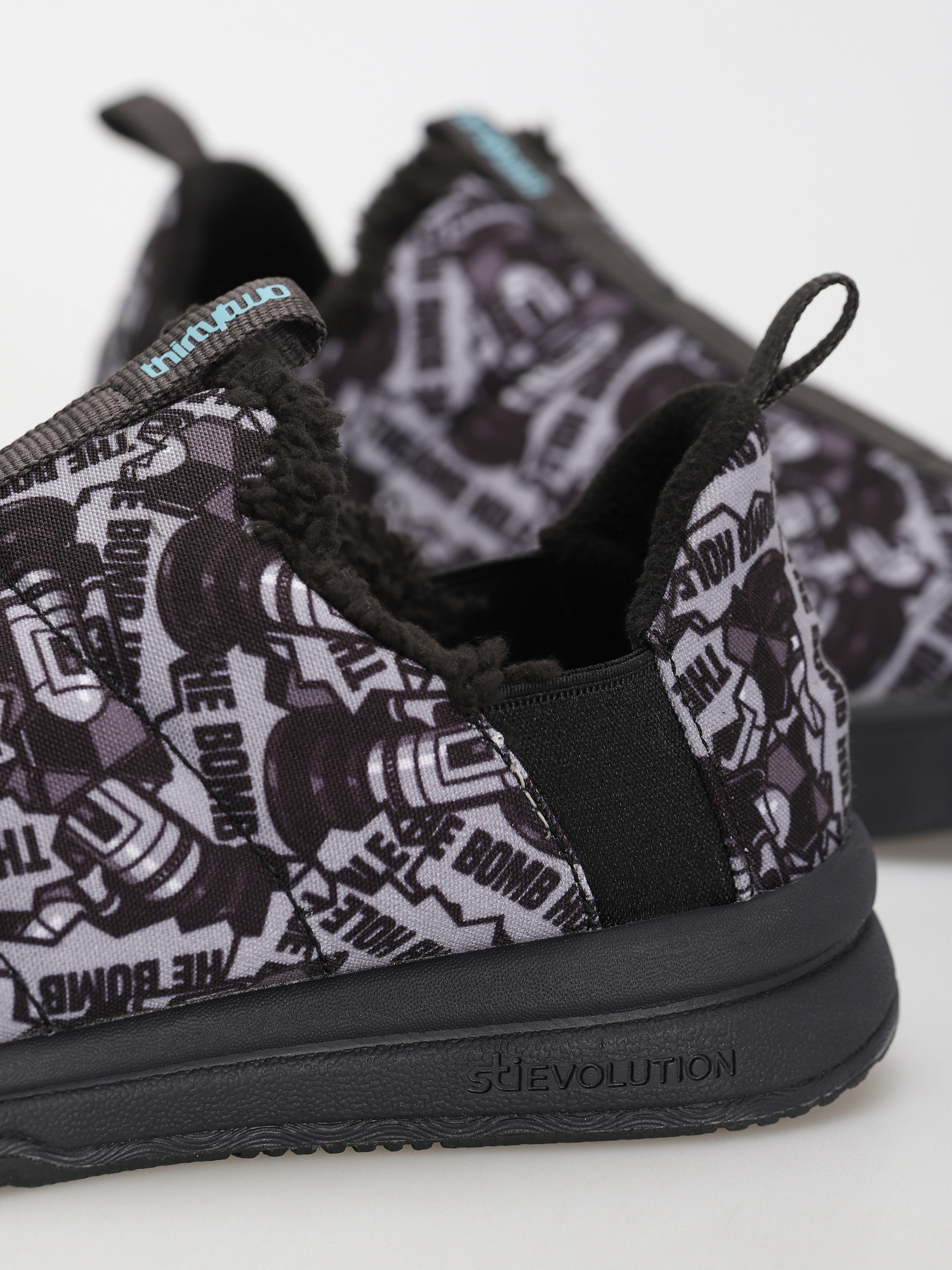 ThirtyTwo The Lounger X Bomb Hole Winter shoes (black/print)