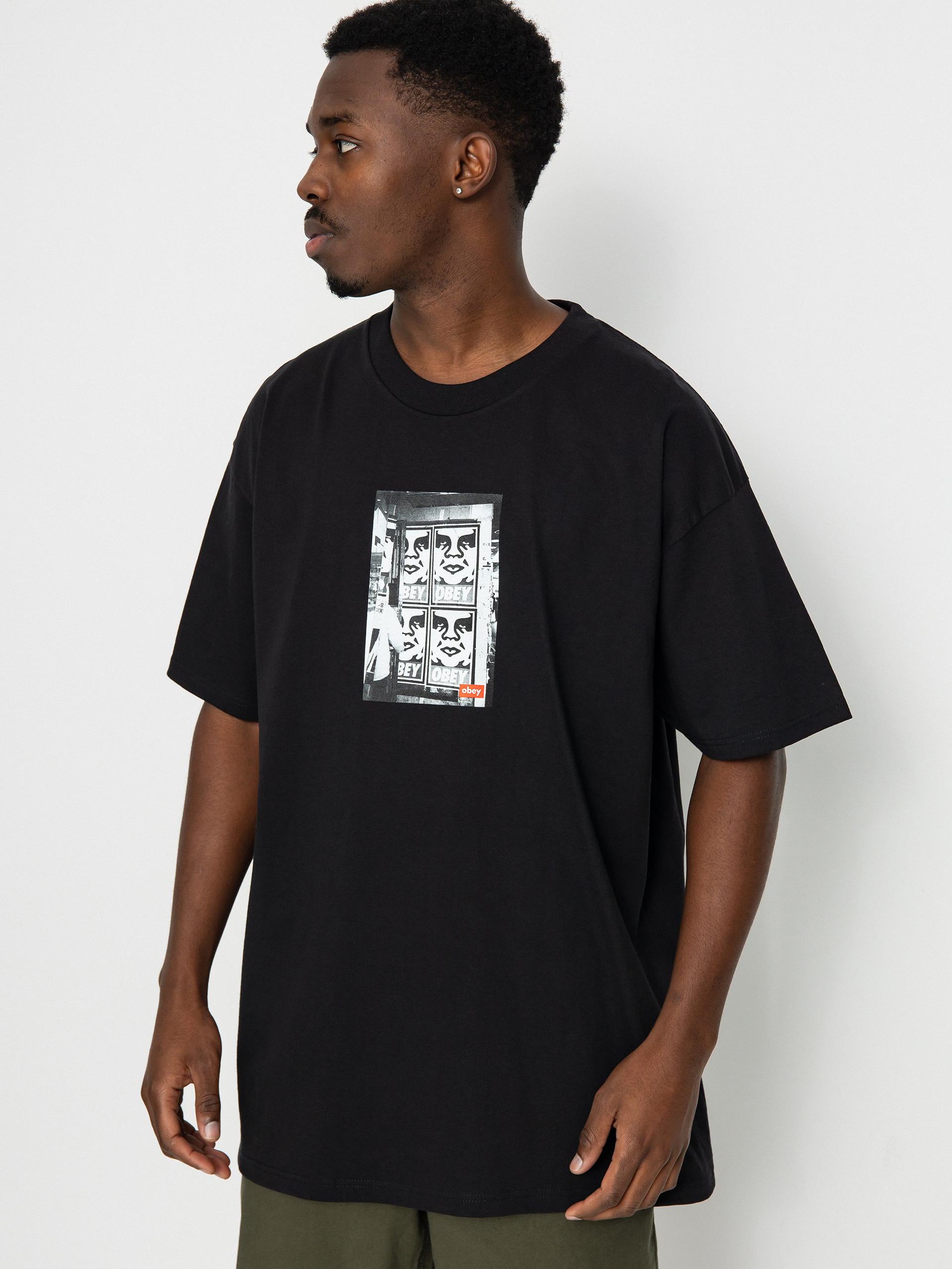 Huf x clearance obey t shirt