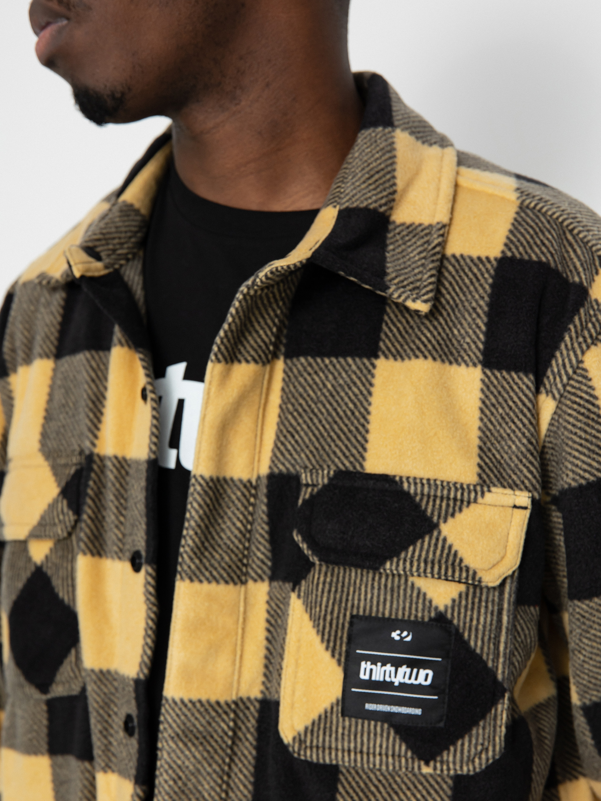 ThirtyTwo Rest Stop Shirt Shirt (black/tan)