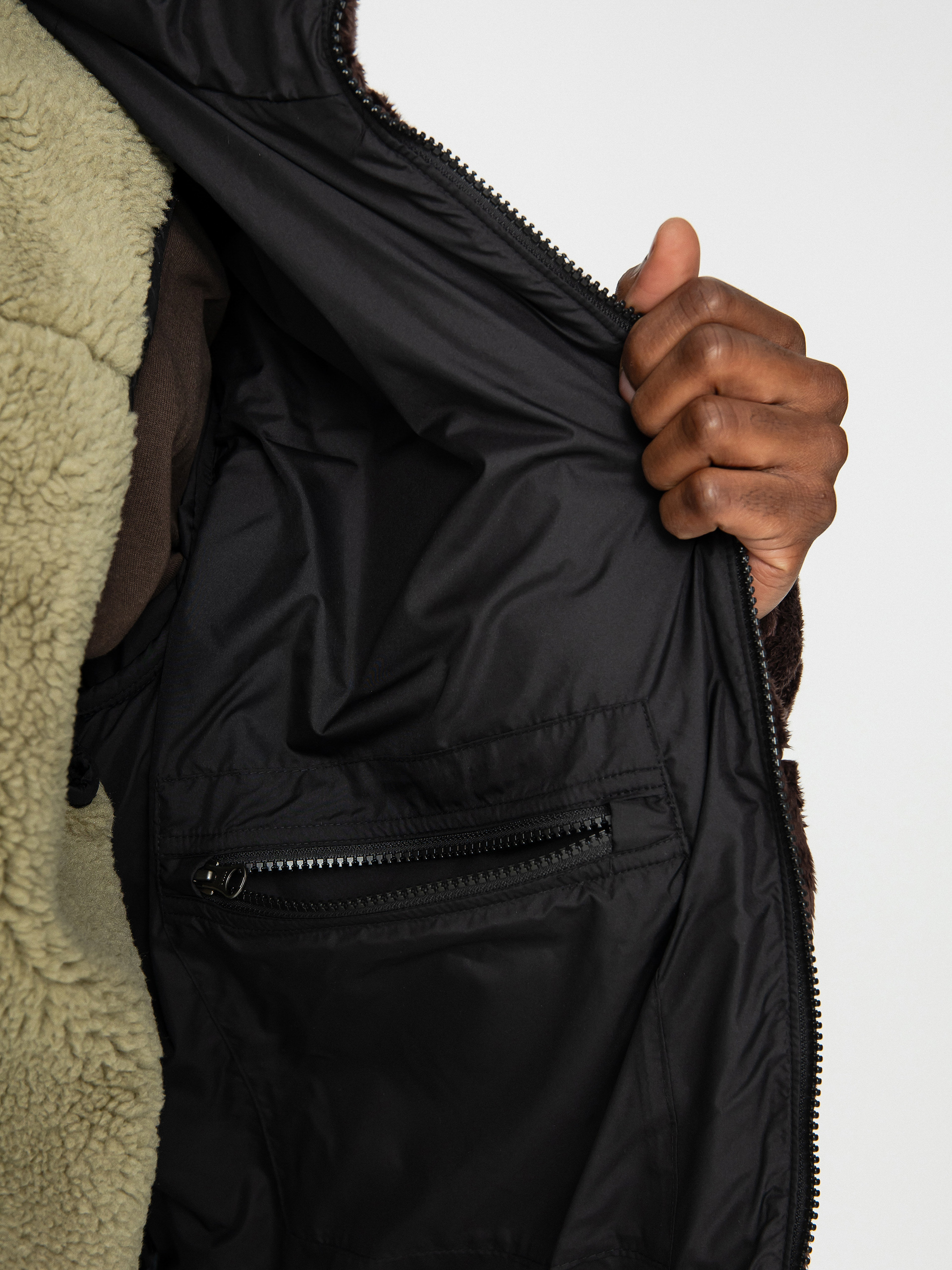 The North Face Versa Velour Nuptse Jacke (coal brown)