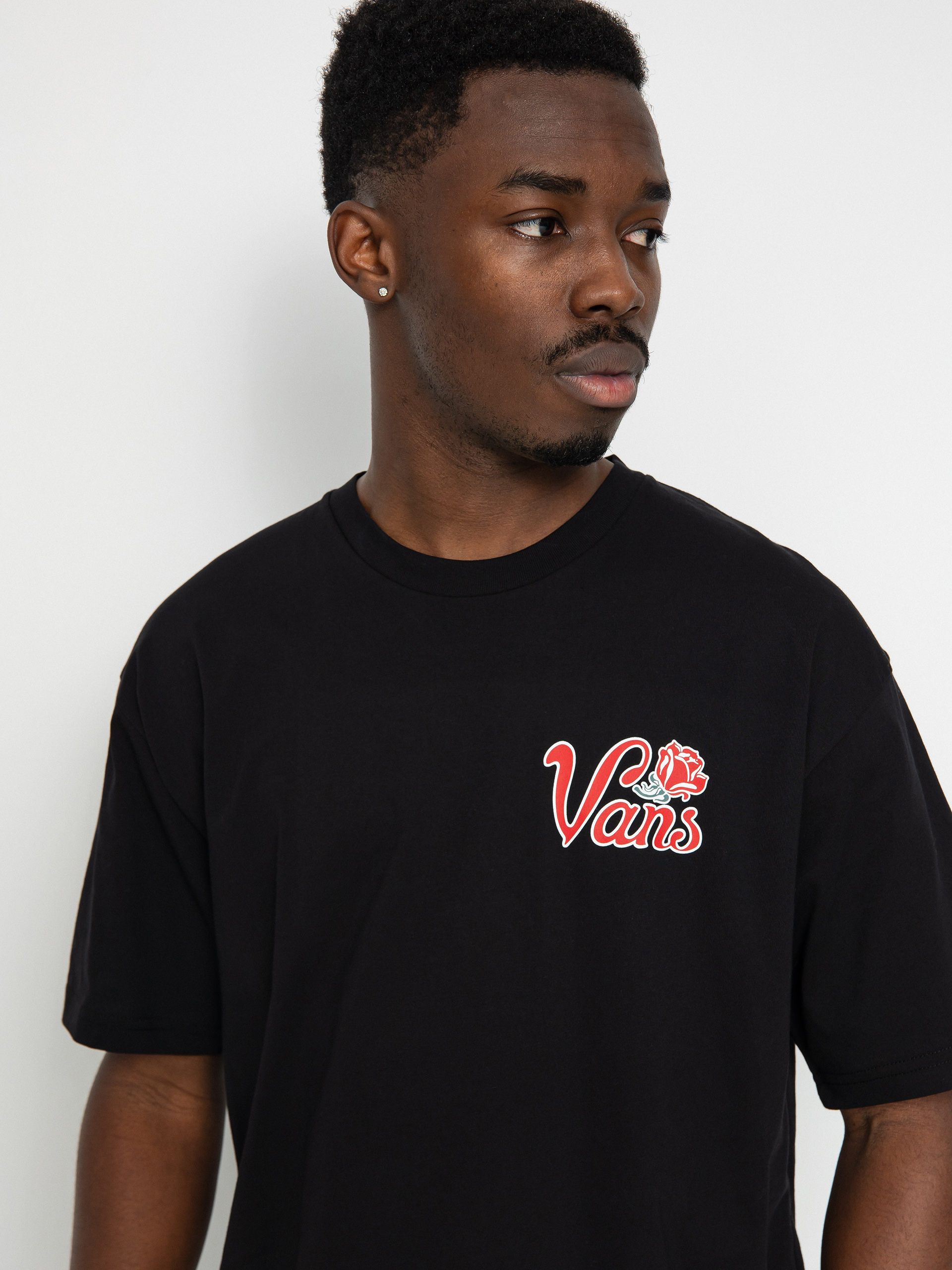 Black vans cheap t shirt