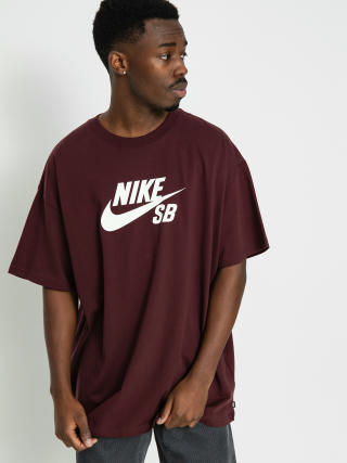 Nike SB Logo HBR T-shirt (burgundy crush/white)