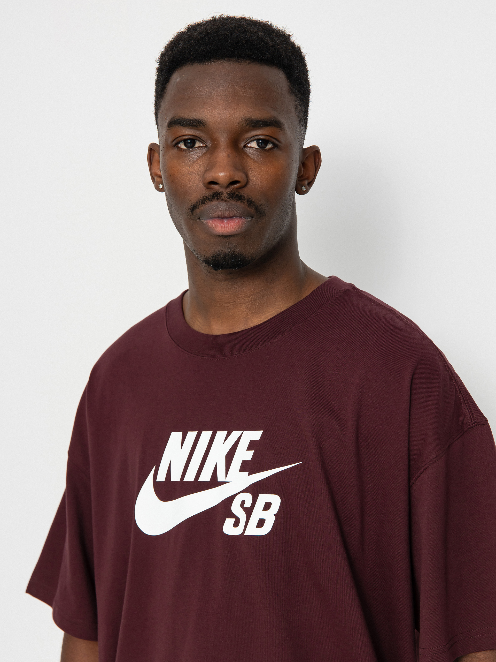 Nike SB Logo HBR T-shirt (burgundy crush/white)