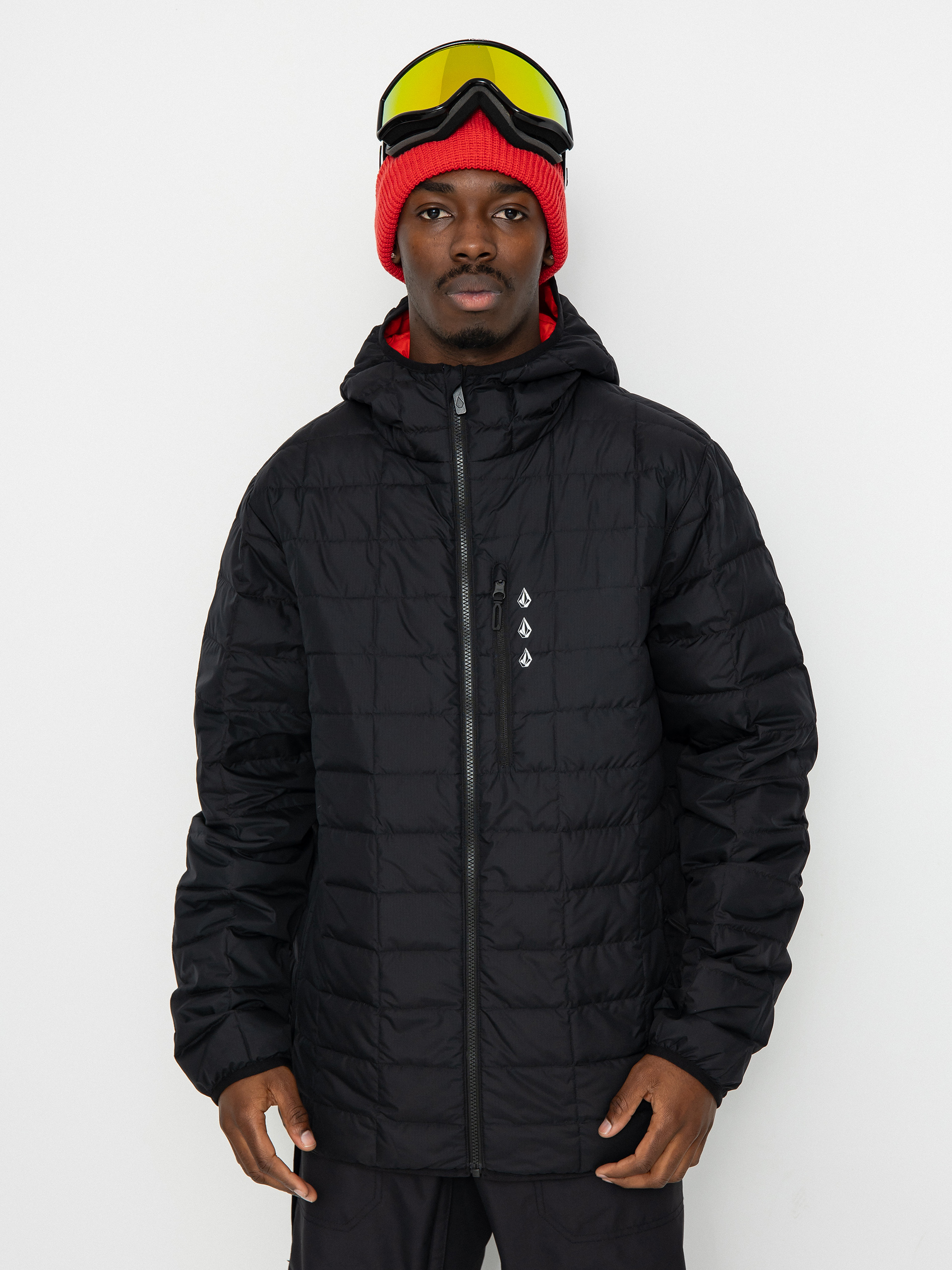 Herren Volcom Puff Puff Give Snowboardjacke (black)